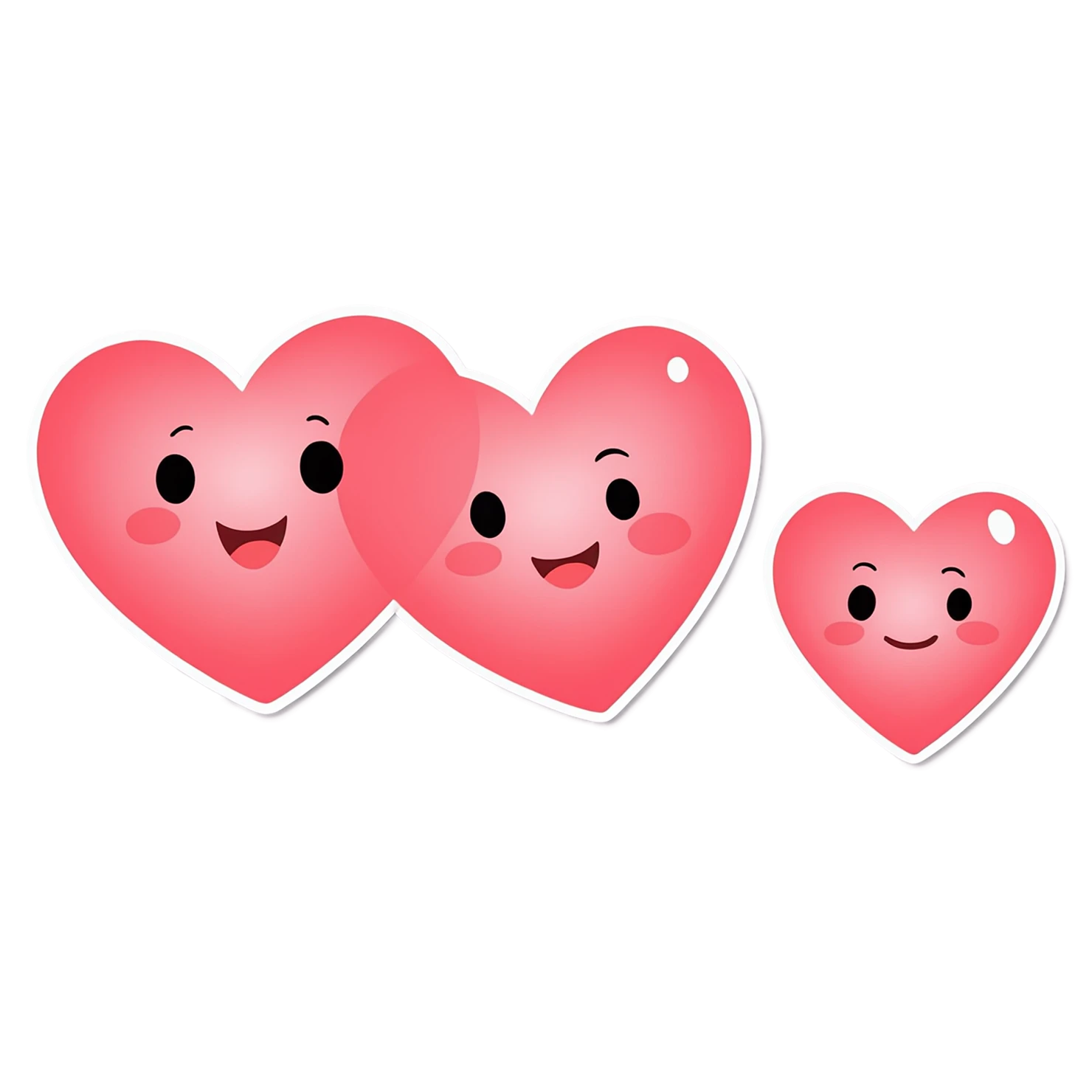 heart cute sticker isolated on transparent background #18419