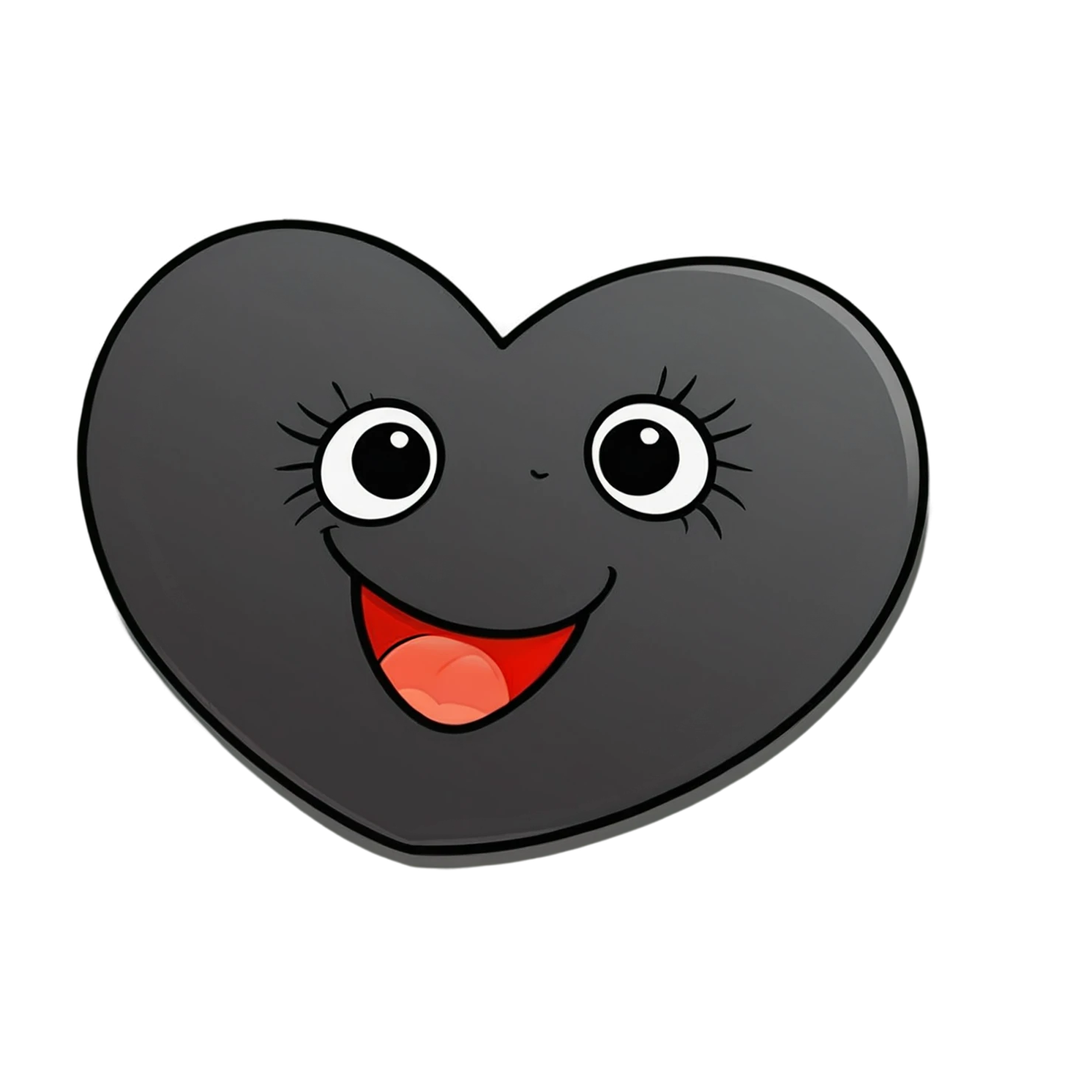 heart cute sticker isolated on transparent background #18427