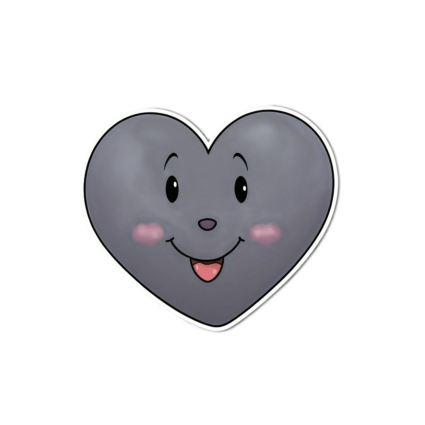 heart cute sticker isolated on transparent background #18462
