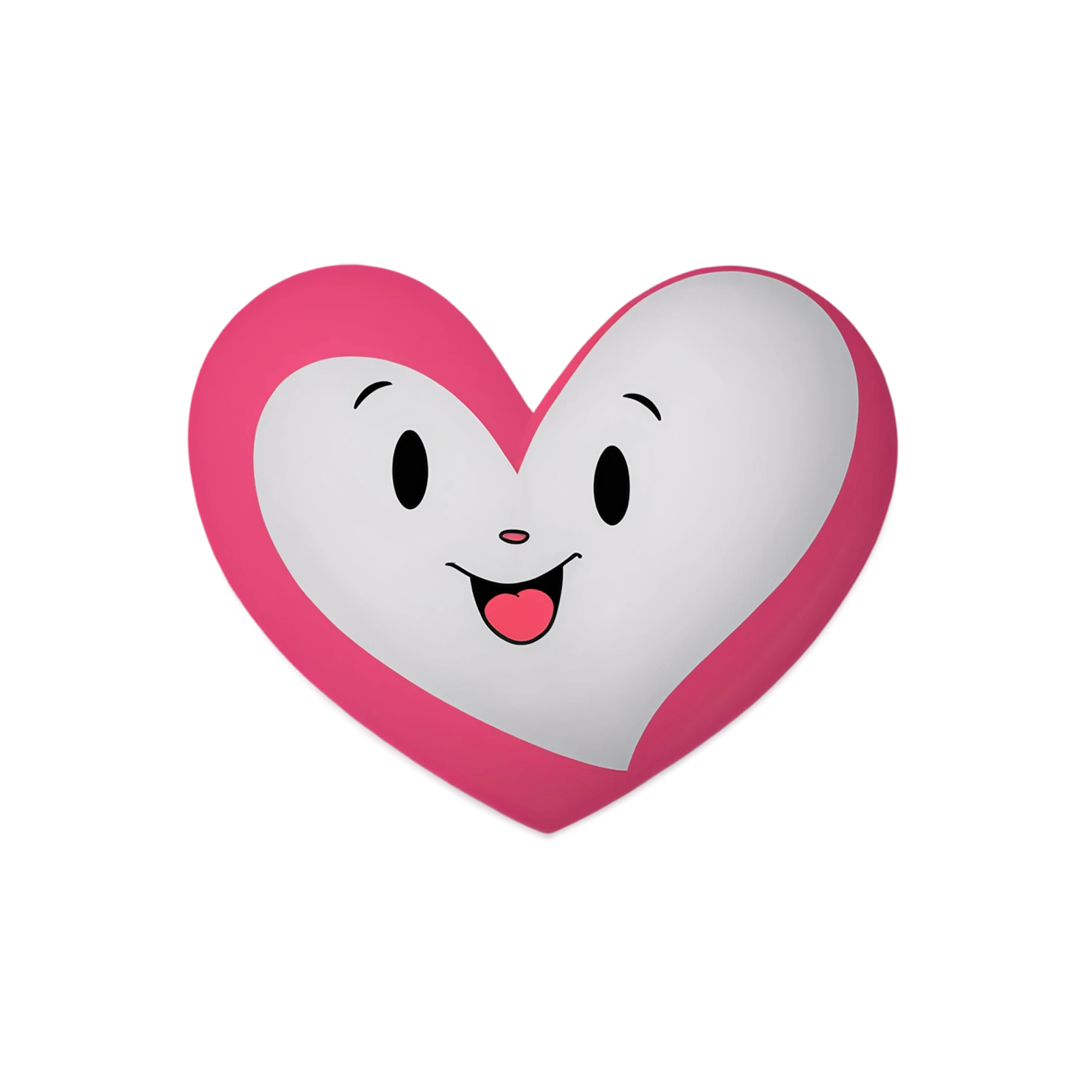 heart cute sticker isolated on transparent background #18472