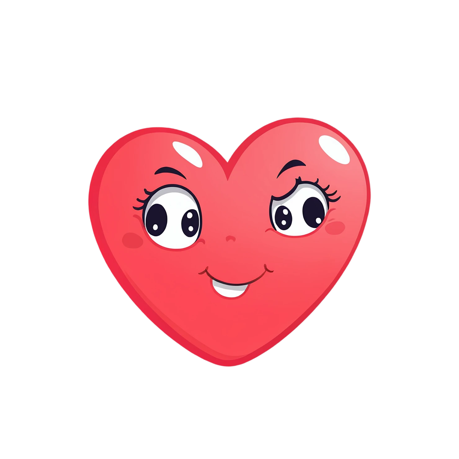 heart cute sticker isolated on transparent background #18473