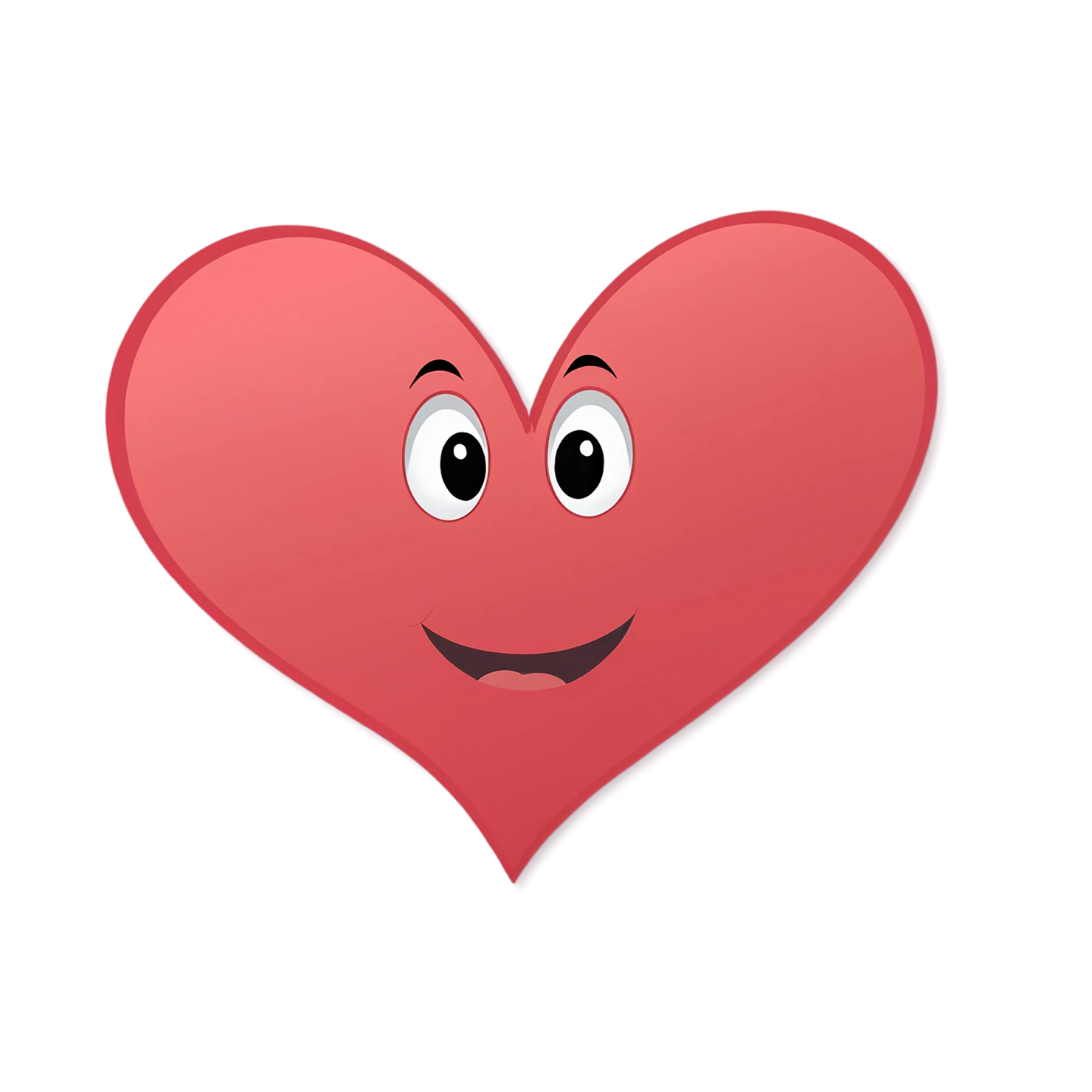 heart cute sticker isolated on transparent background #18481