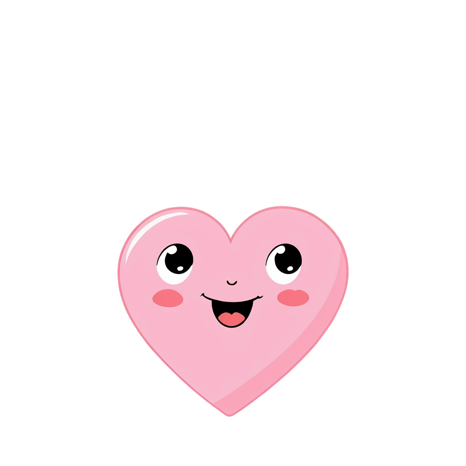 heart cute sticker isolated on transparent background #18519