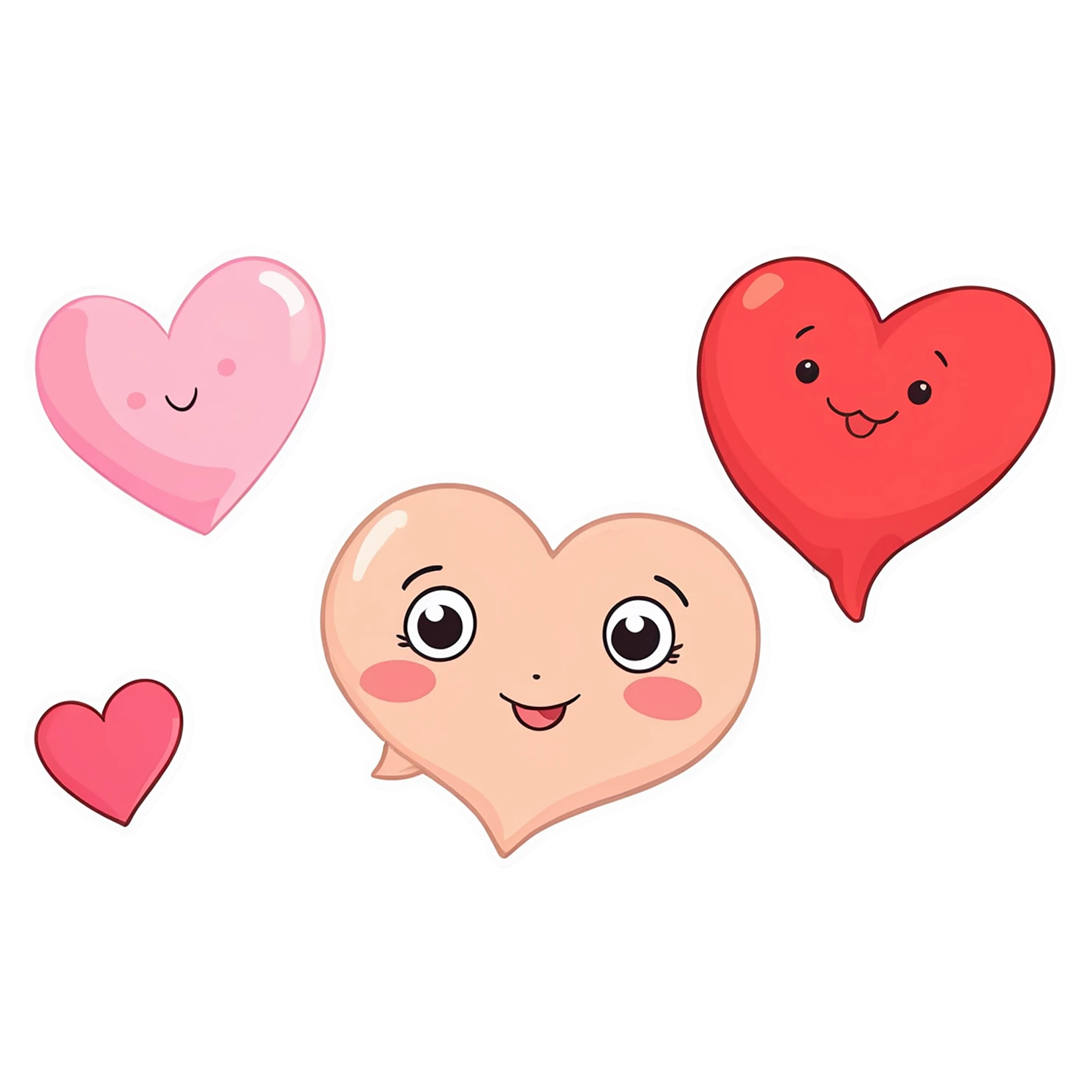 heart cute sticker isolated on transparent background #18538