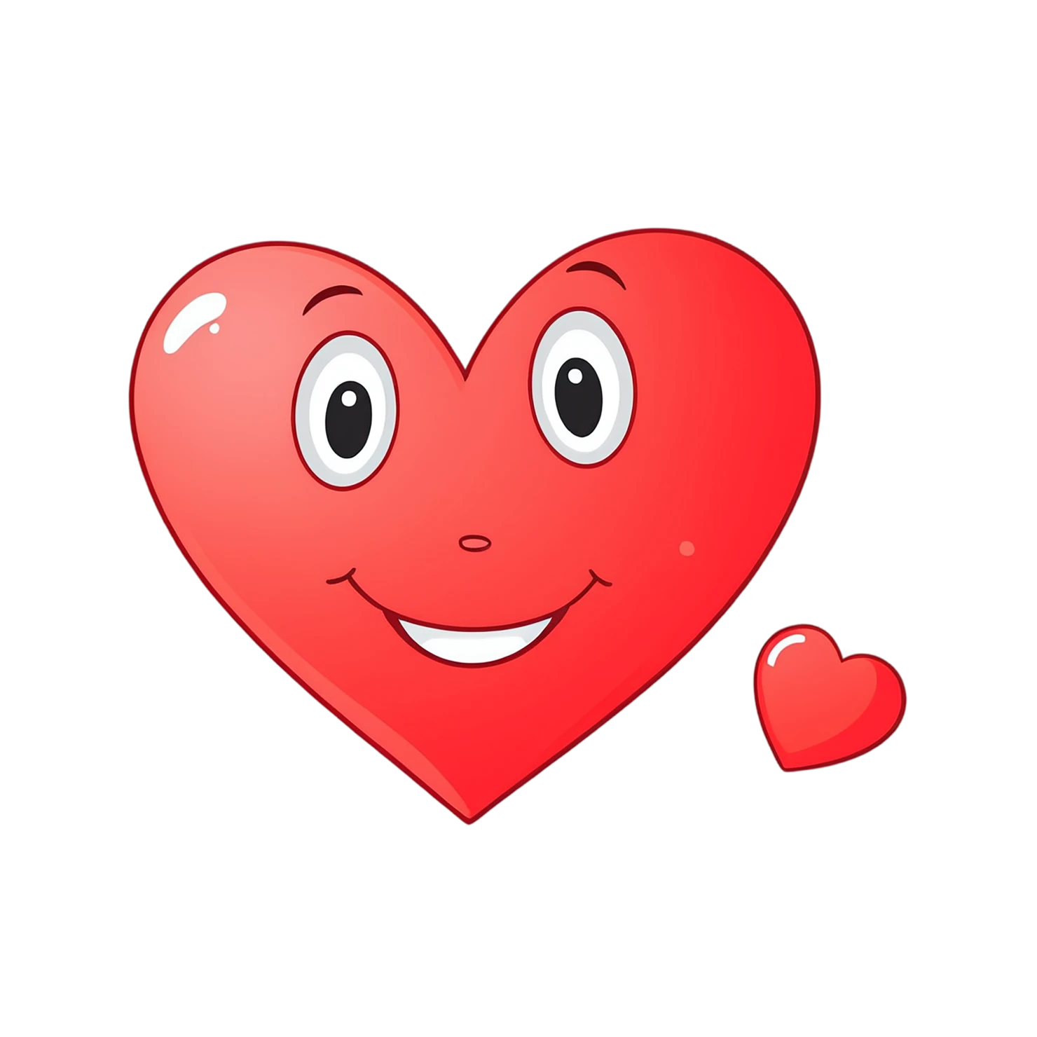 heart cute sticker isolated on transparent background #18570