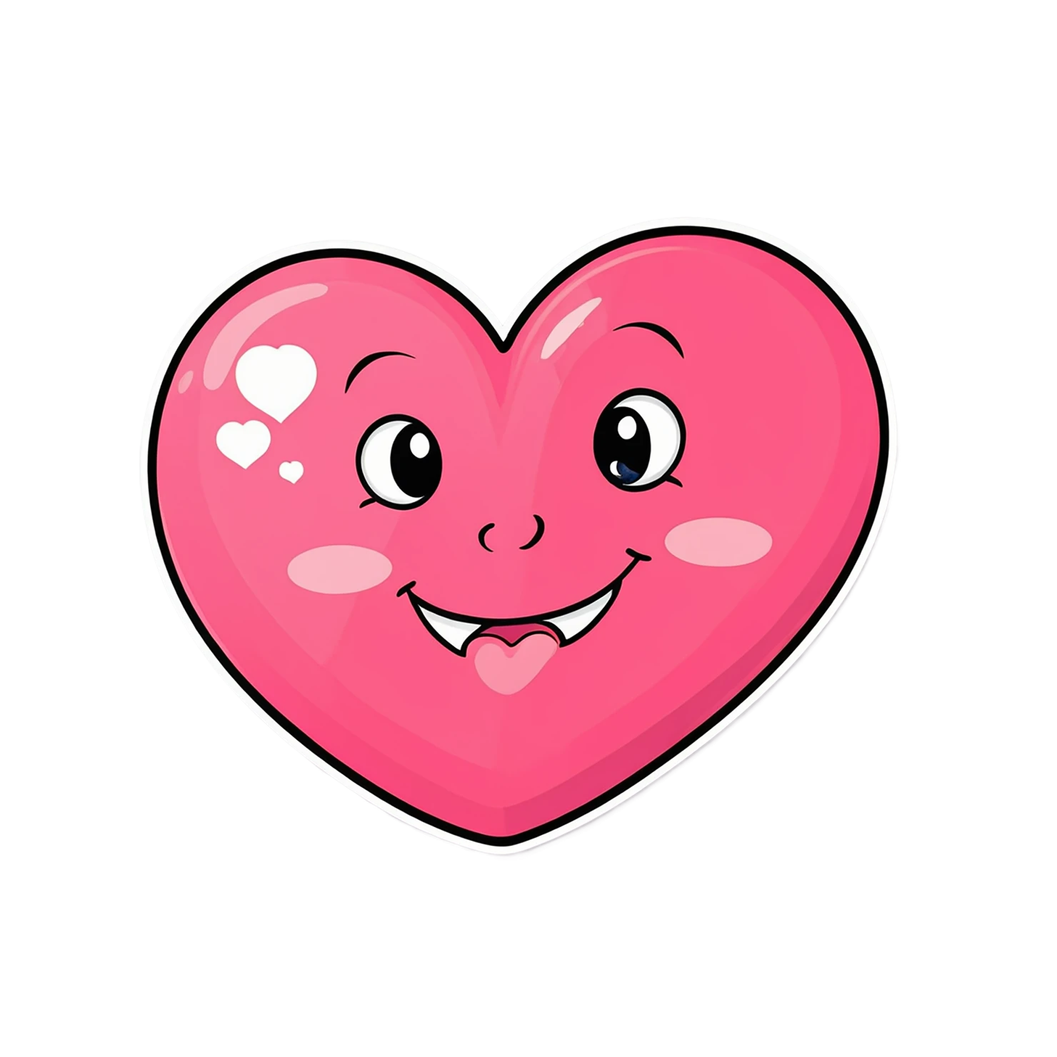 heart cute sticker isolated on transparent background #18577