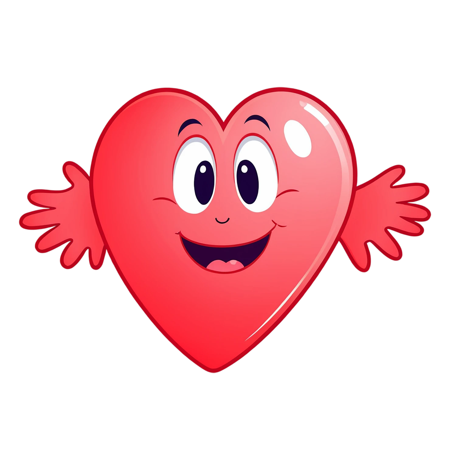 heart cute sticker isolated on transparent background #18603