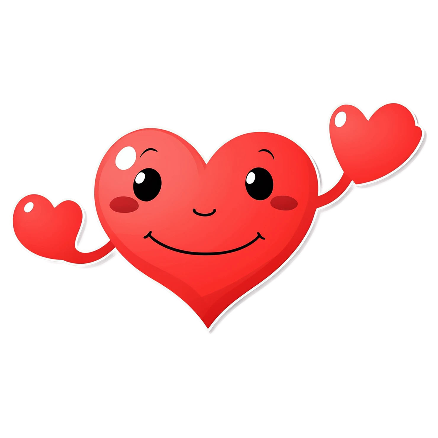 heart cute sticker isolated on transparent background #18604