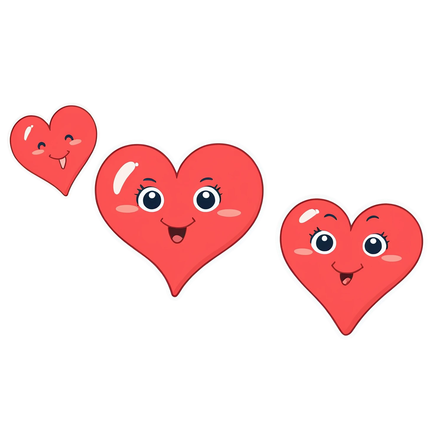 heart cute sticker isolated on transparent background #18610