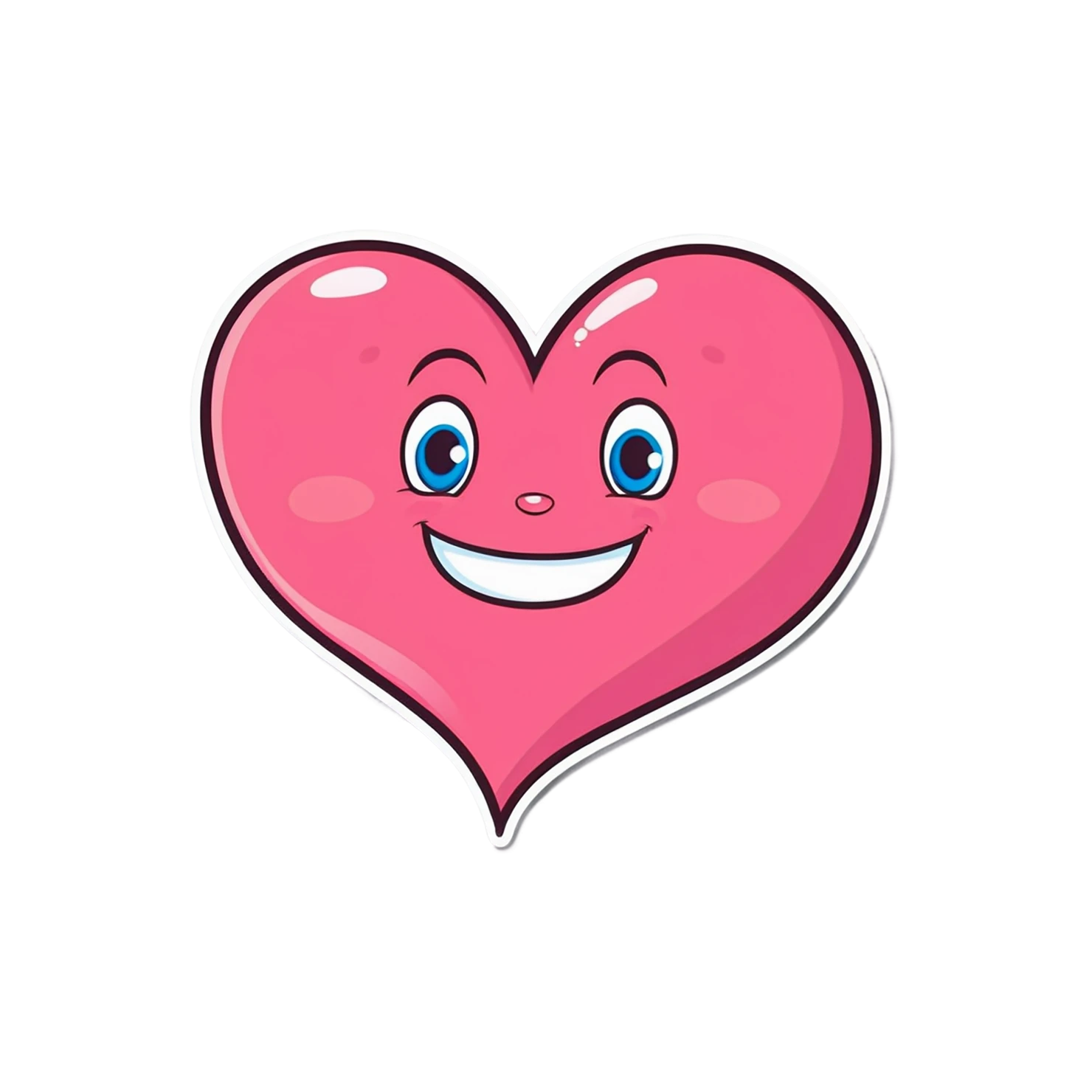 heart cute sticker isolated on transparent background #18613