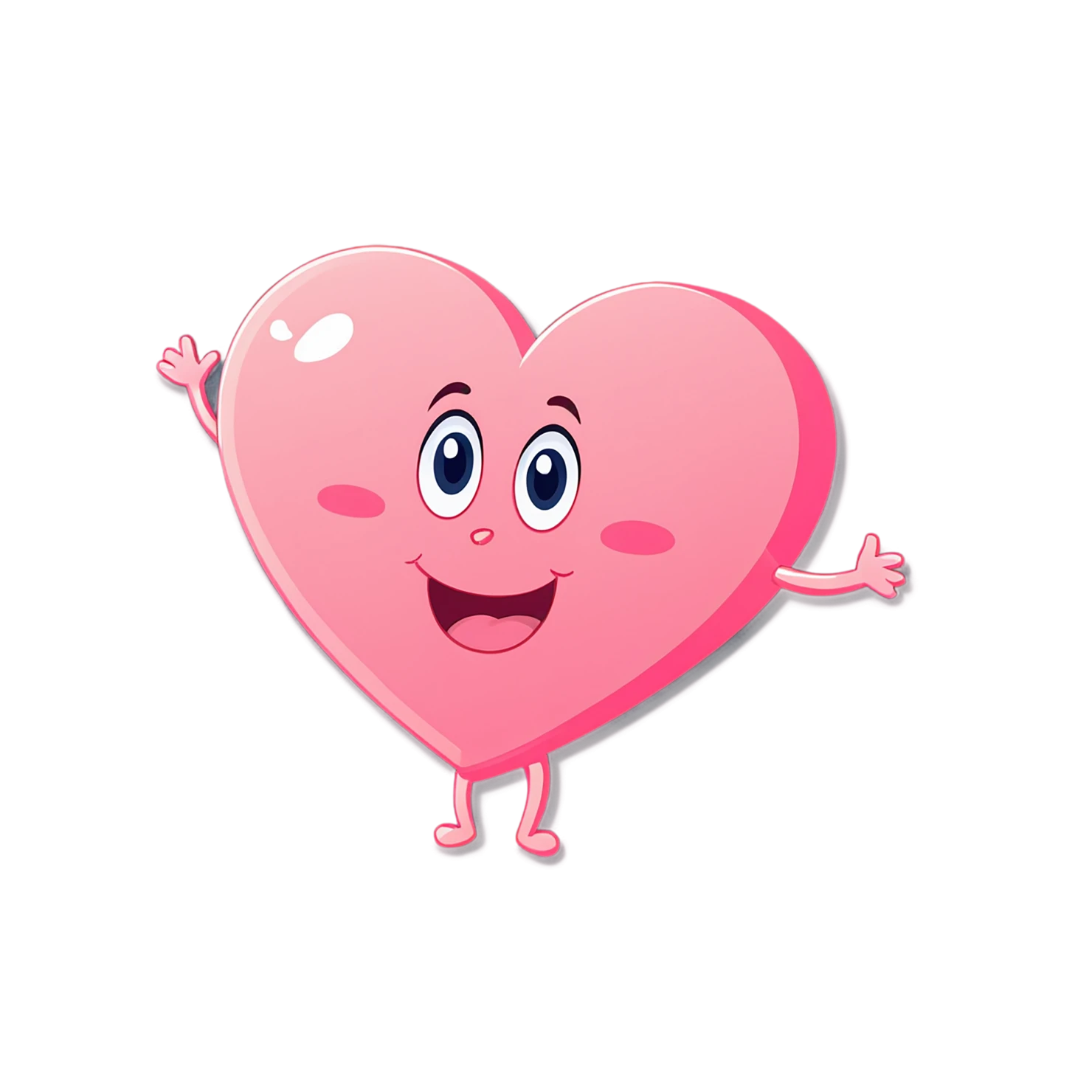heart cute sticker isolated on transparent background #18618