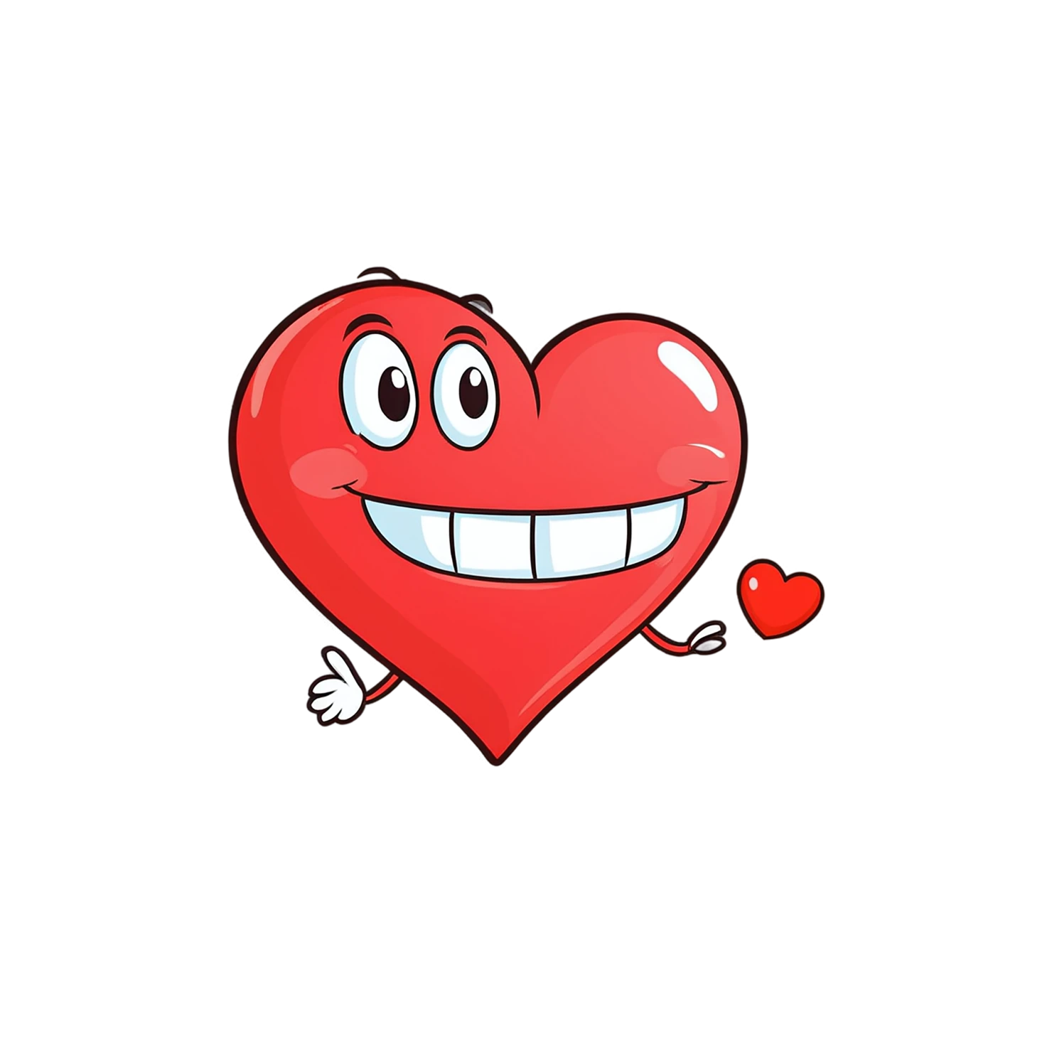 heart cute sticker isolated on transparent background #18628
