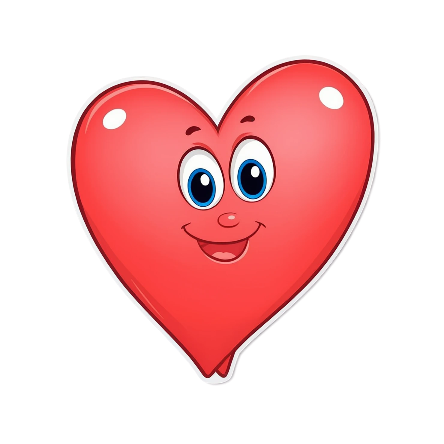 heart cute sticker isolated on transparent background #18631