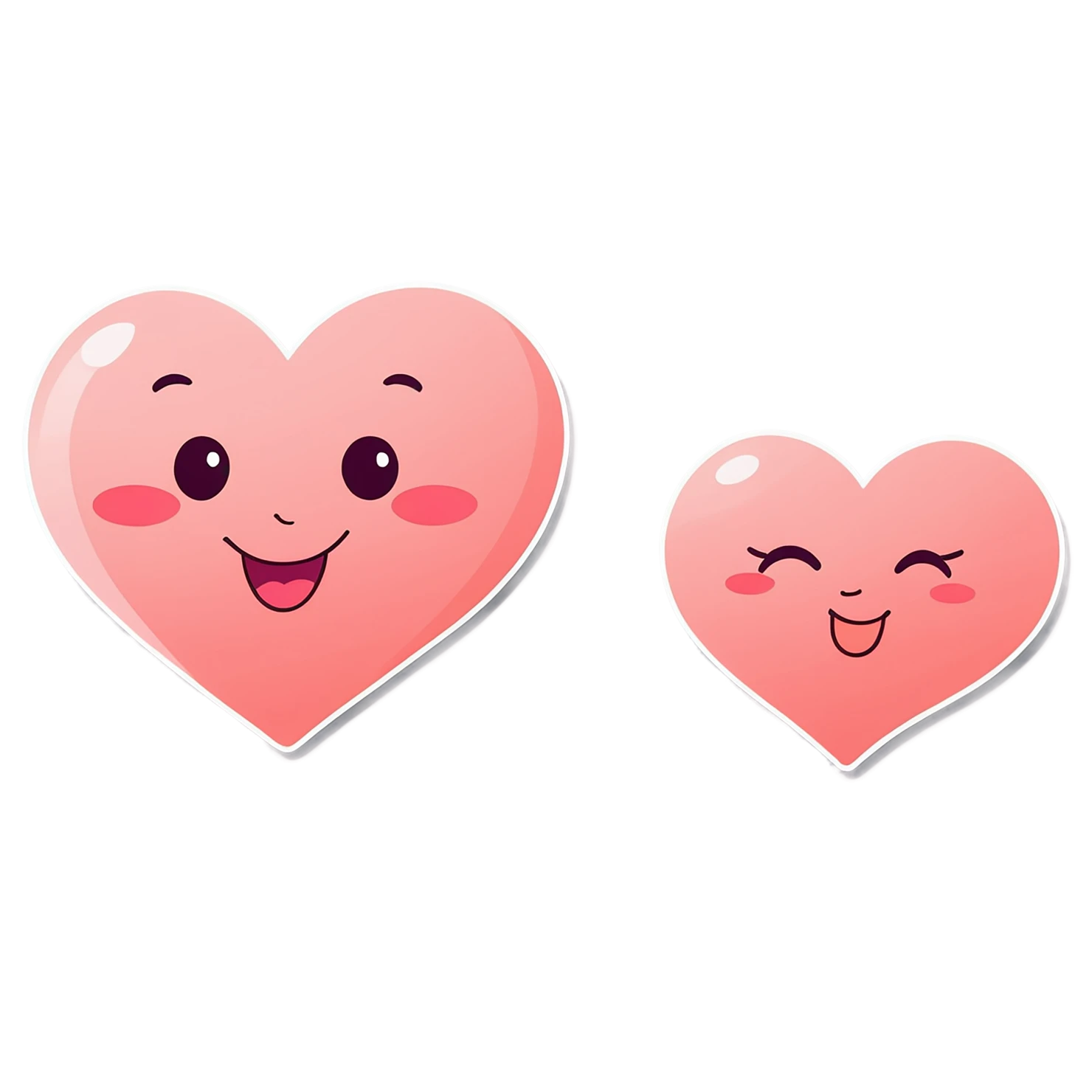 heart cute sticker isolated on transparent background #18635