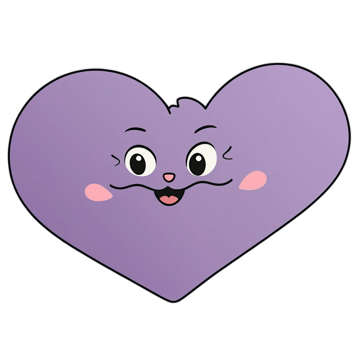 heart cute sticker isolated on transparent background #18641