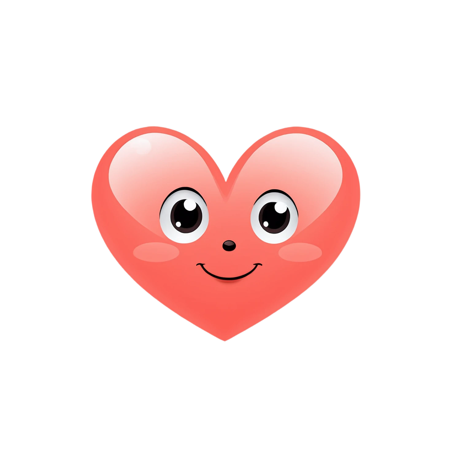 heart cute sticker isolated on transparent background #18649