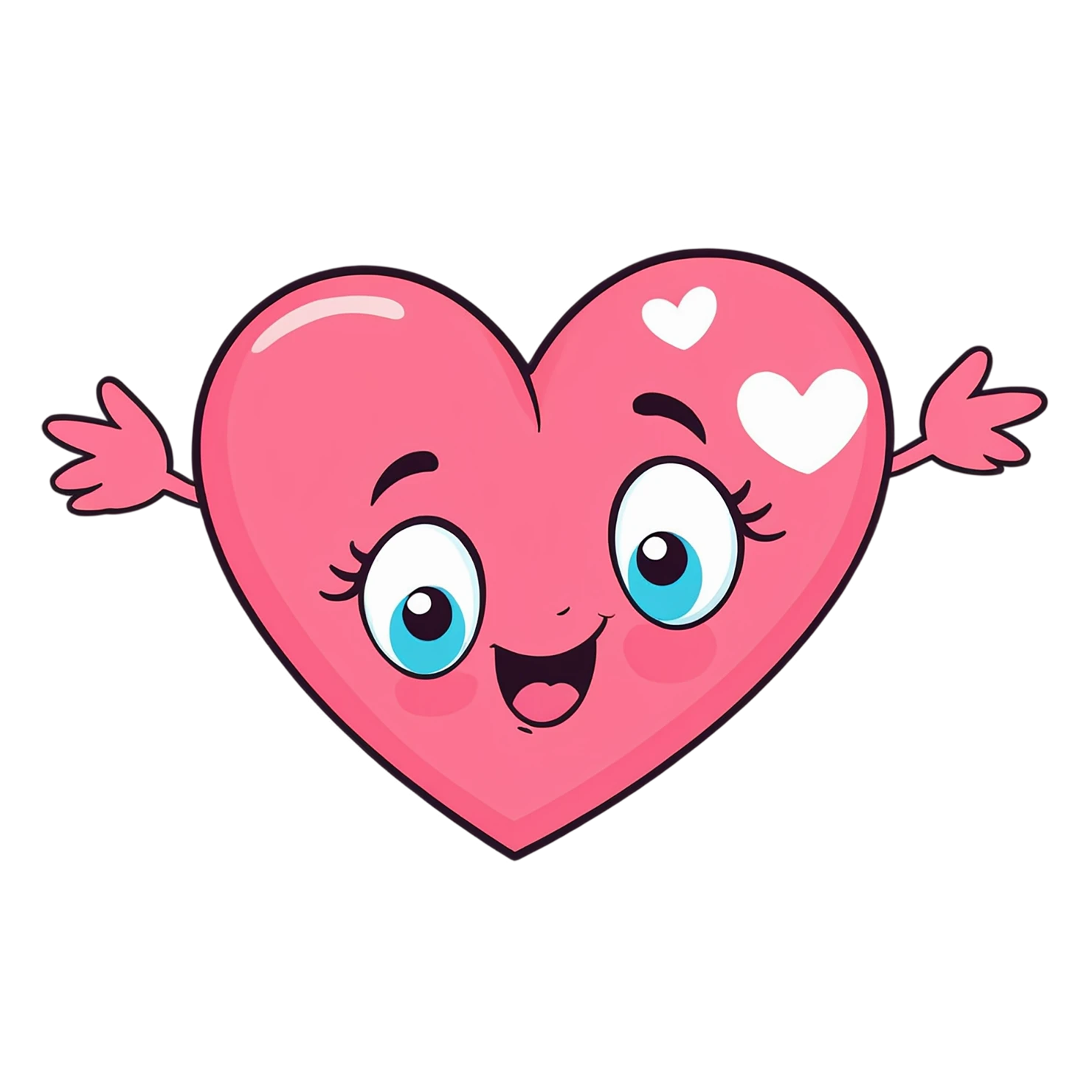 heart cute sticker isolated on transparent background #18650