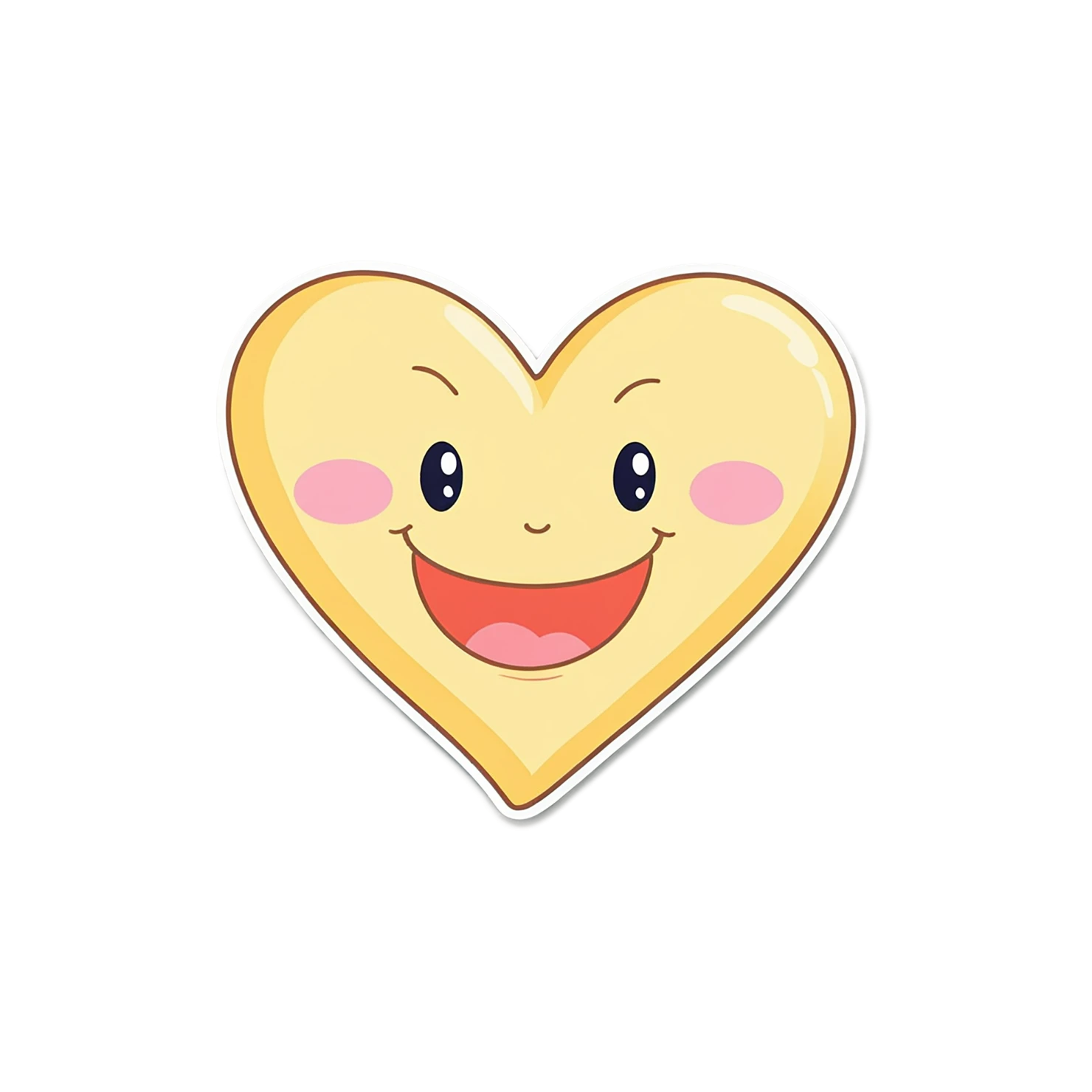 heart cute sticker isolated on transparent background #18655