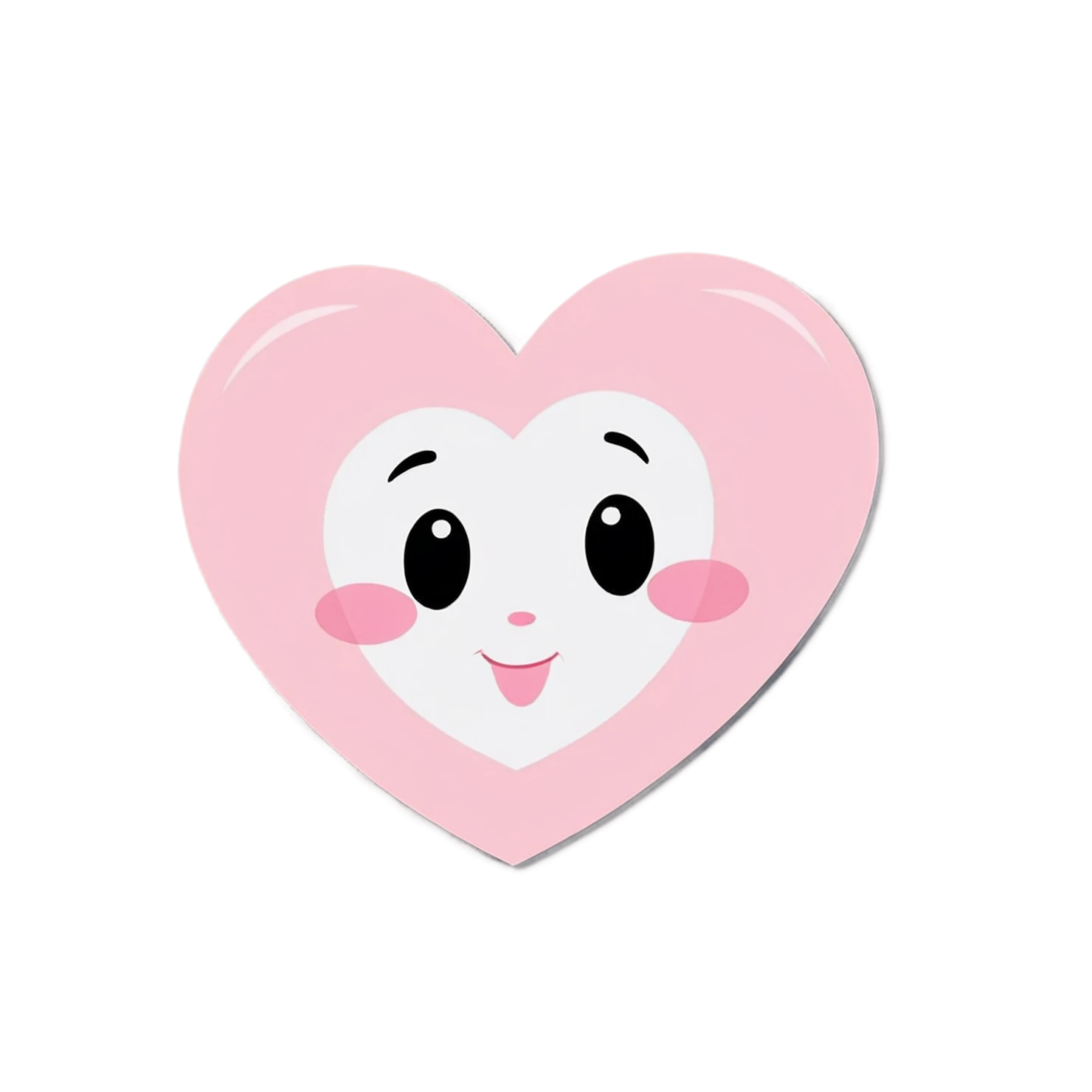 heart cute sticker isolated on transparent background #18656