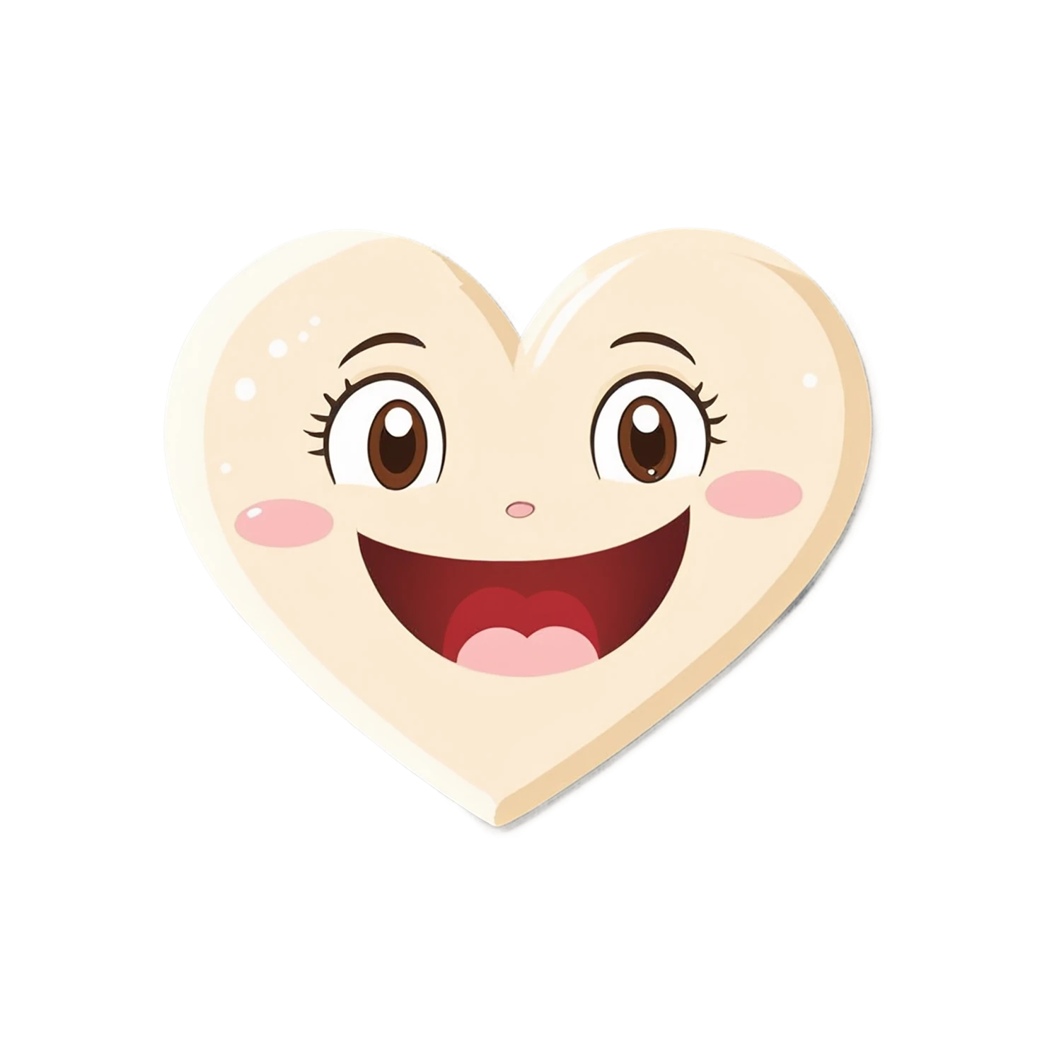 heart cute sticker isolated on transparent background #18671