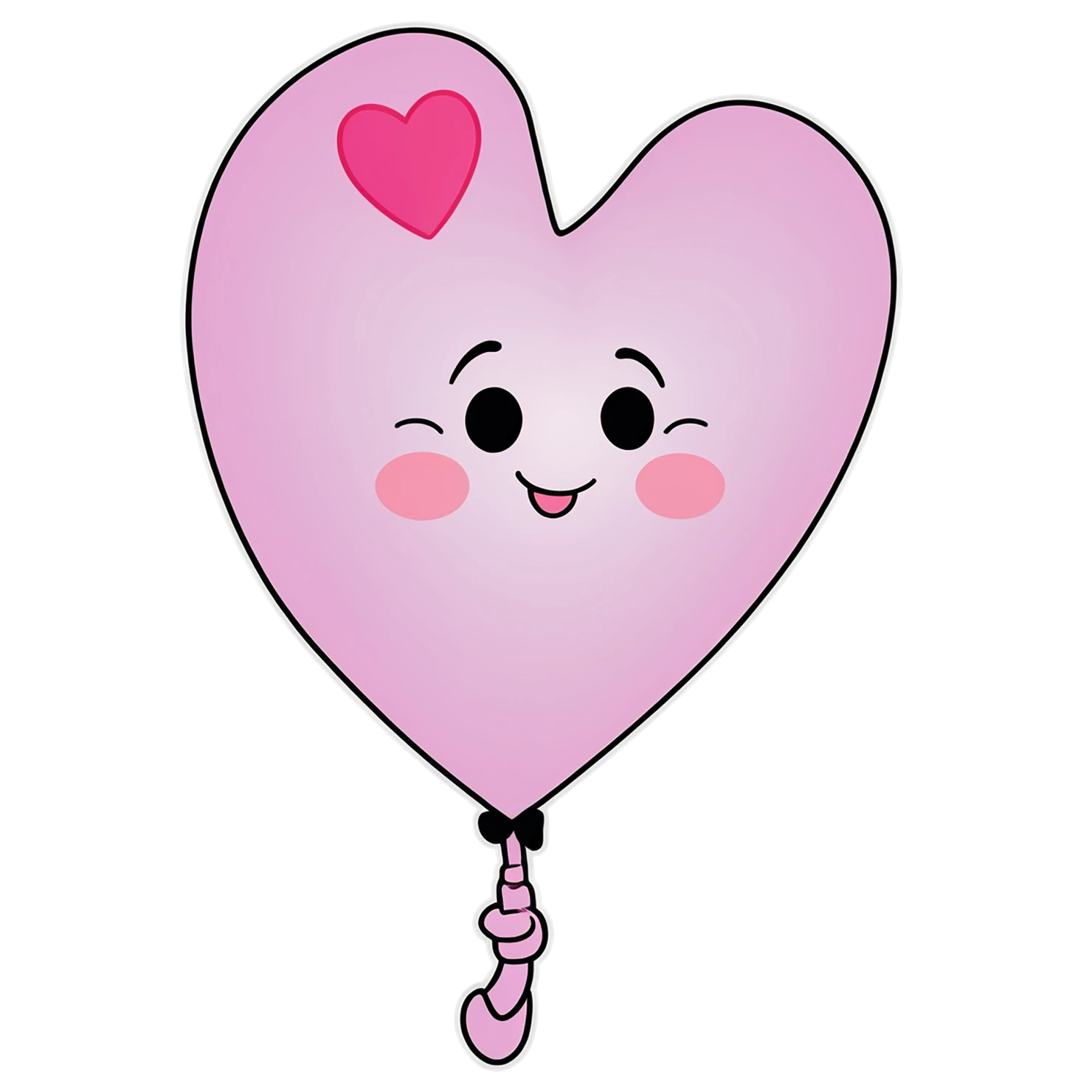 heart cute sticker isolated on transparent background #18673