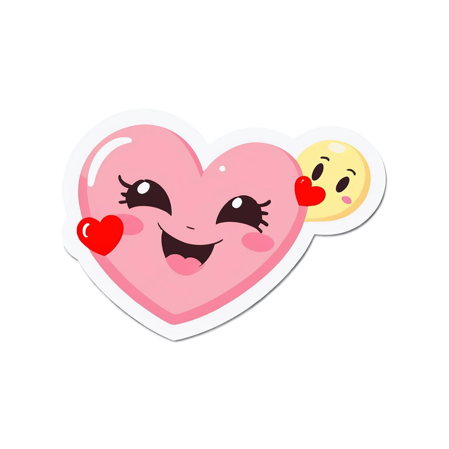 heart cute sticker isolated on transparent background #18674
