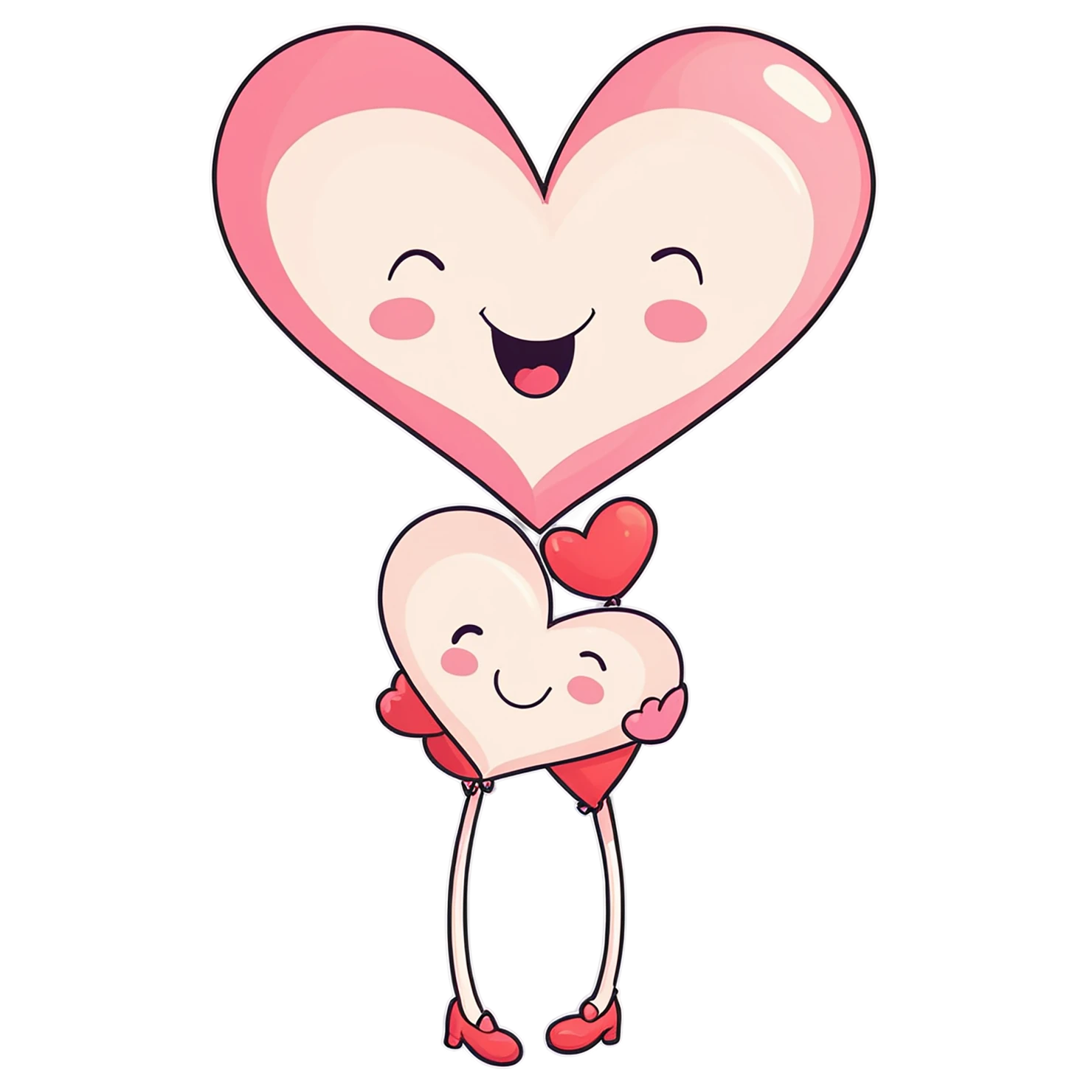 heart cute sticker isolated on transparent background #18685
