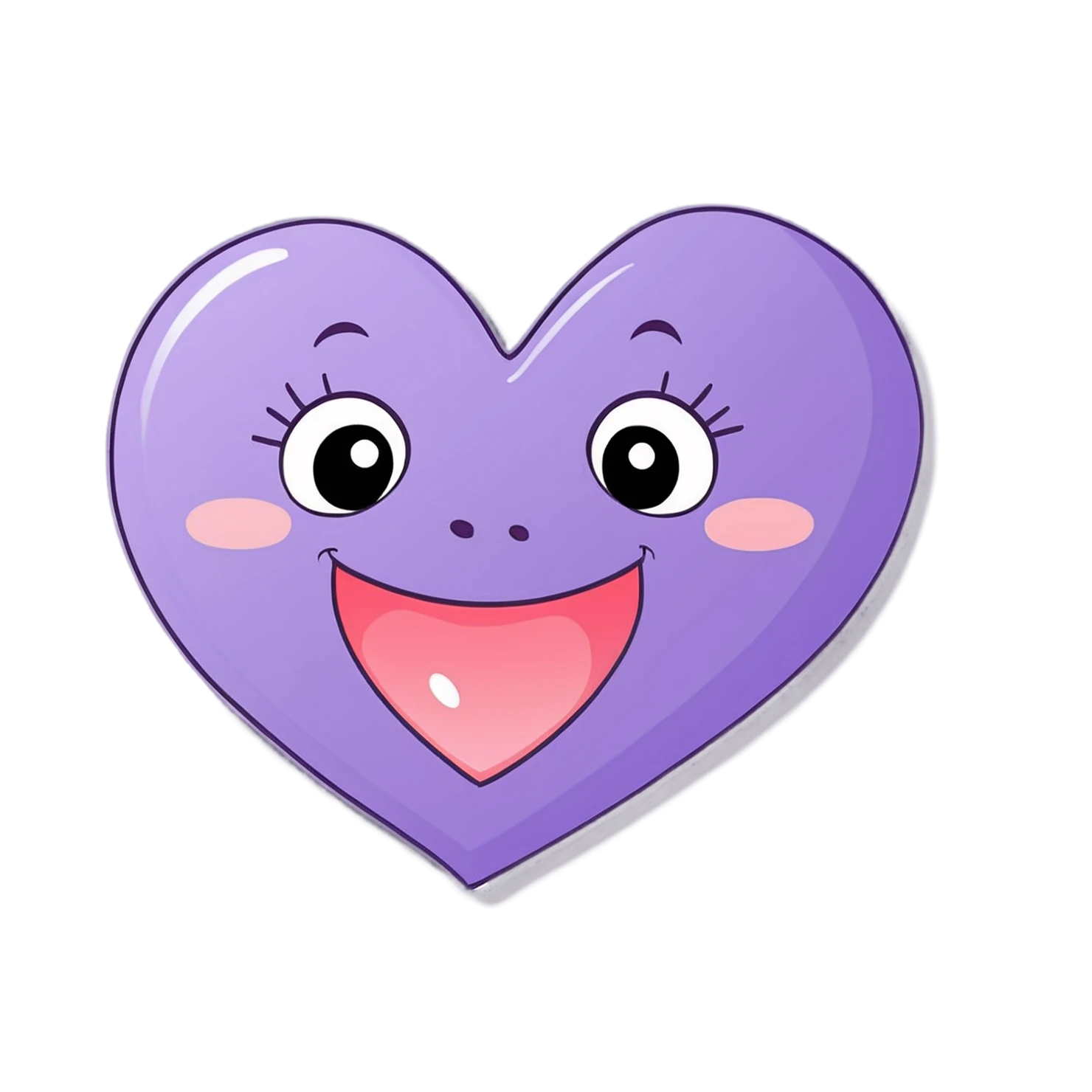 heart cute sticker isolated on transparent background #18692