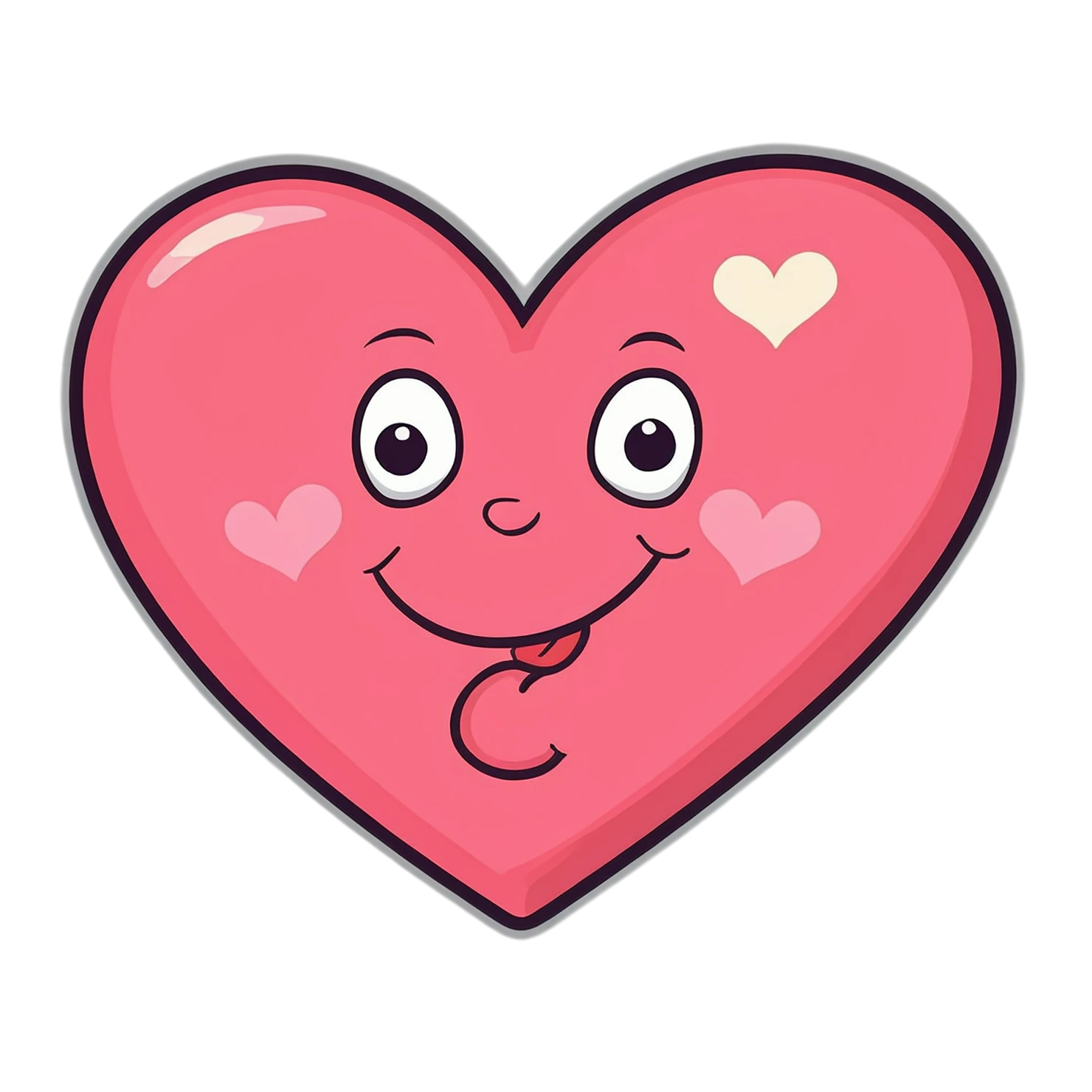 heart cute sticker isolated on transparent background #18699