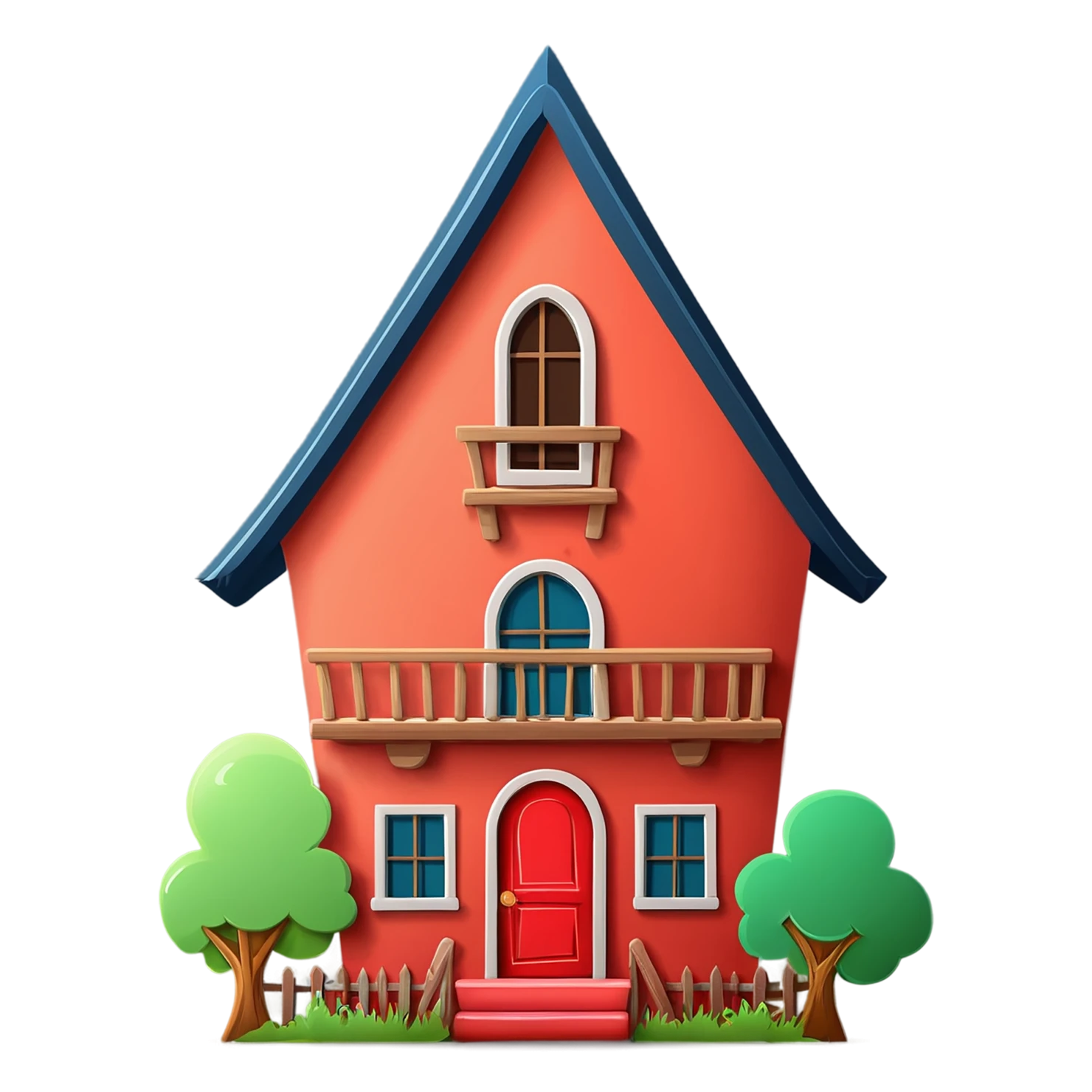 House cute sticker isolated on transparent background #18724