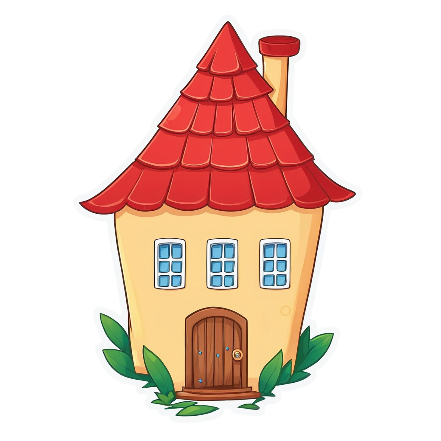 House cute sticker isolated on transparent background #18923