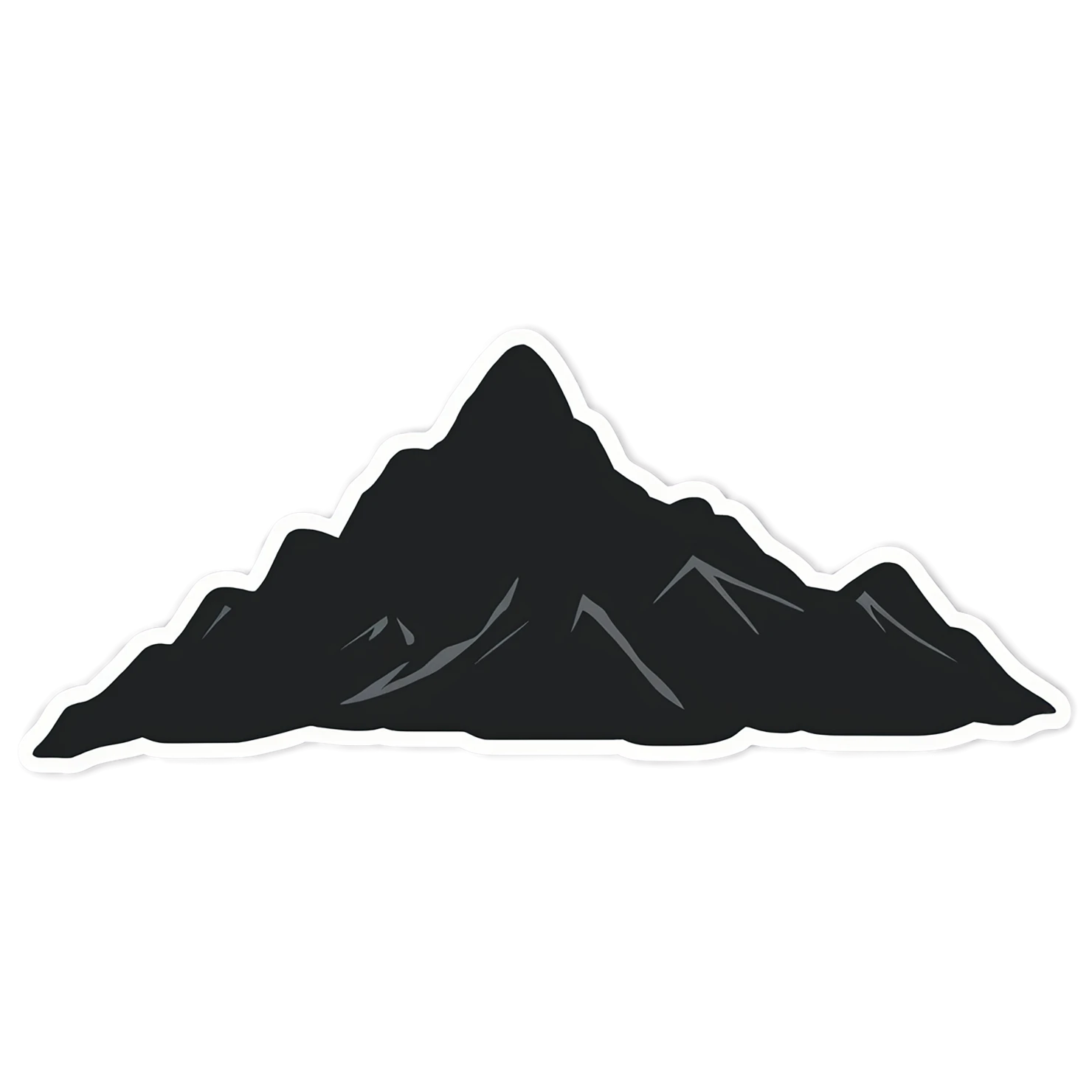 Mountain cute sticker isolated on transparent background #20094