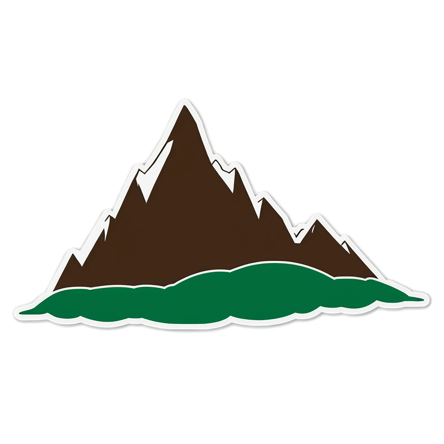 Mountain cute sticker isolated on transparent background #20106