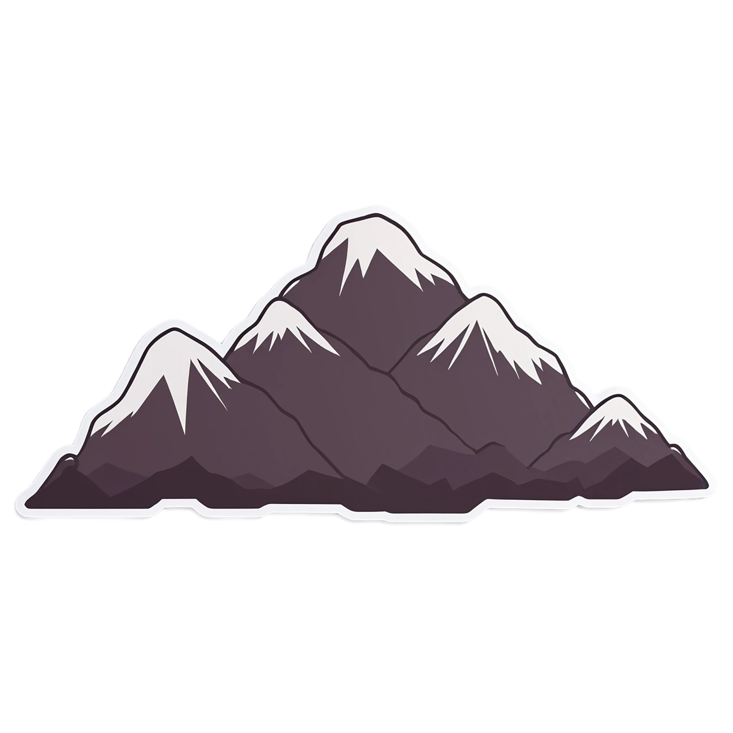 Mountain cute sticker isolated on transparent background #20122