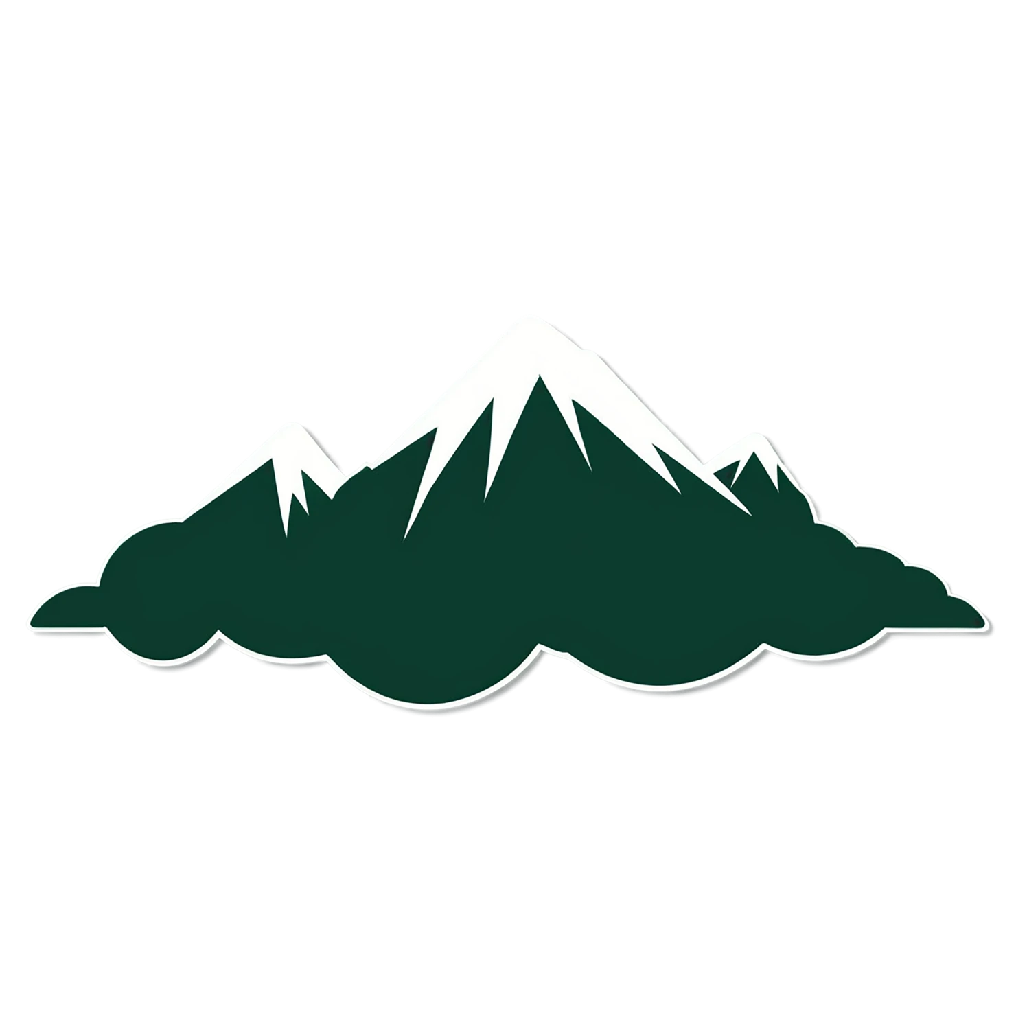 Mountain cute sticker isolated on transparent background #20146