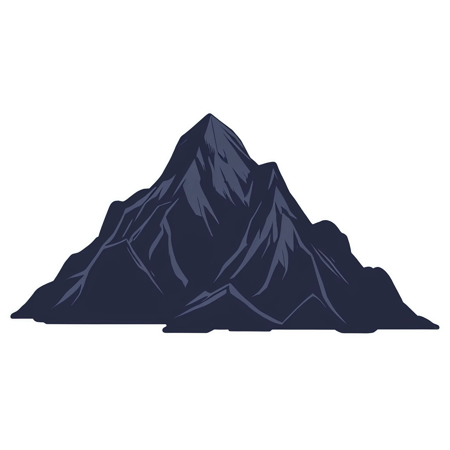 Mountain cute sticker isolated on transparent background #20157