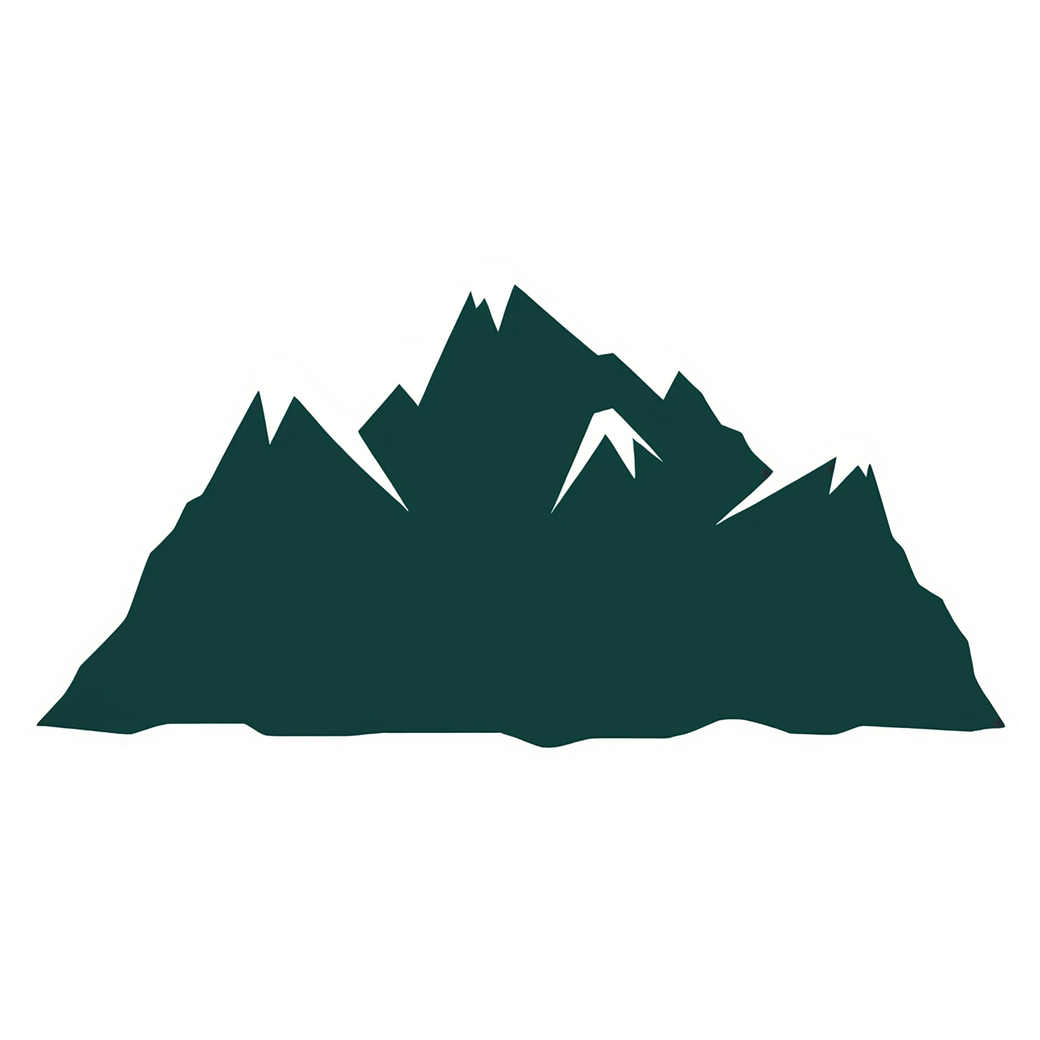 Mountain cute sticker isolated on transparent background #20178