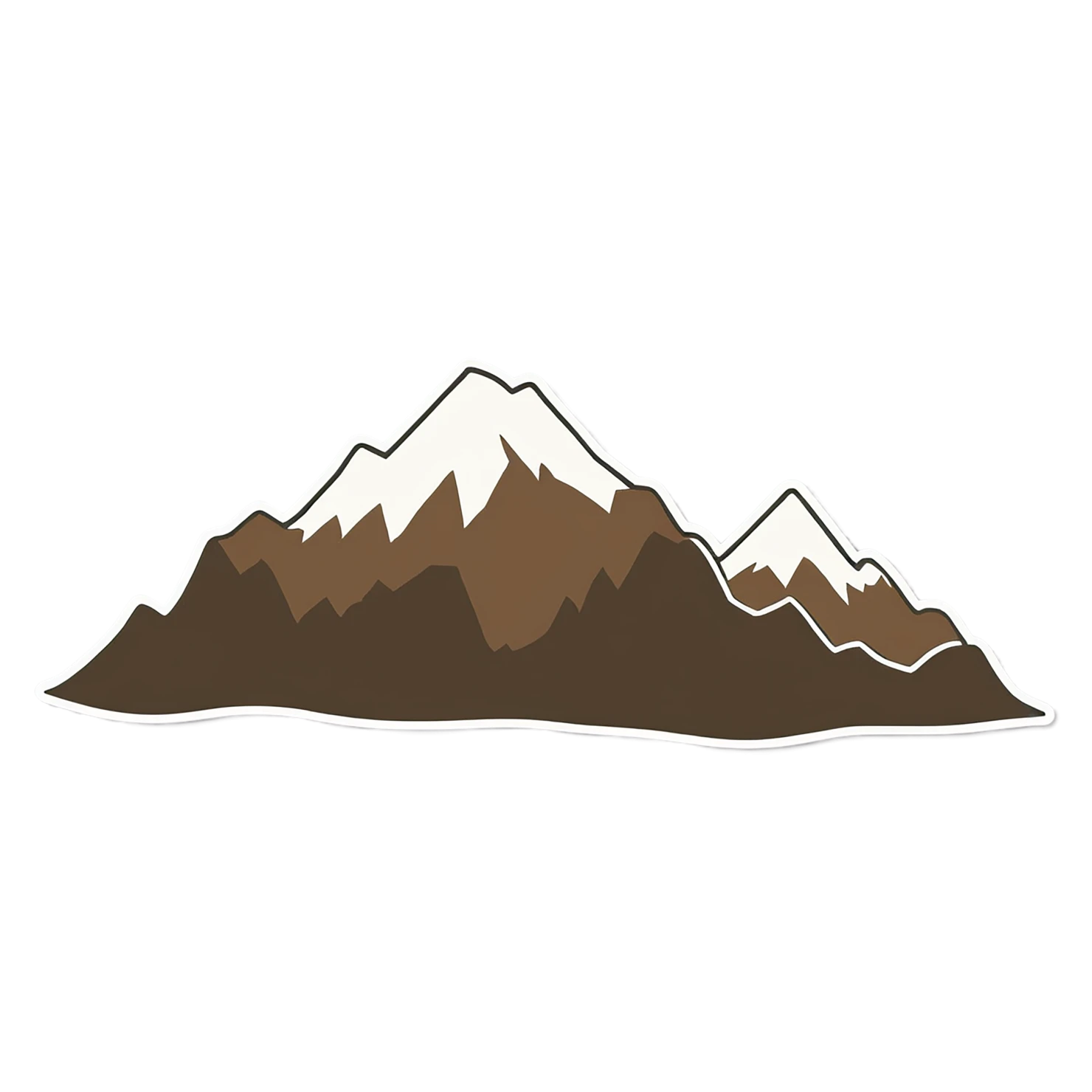 Mountain cute sticker isolated on transparent background #20257