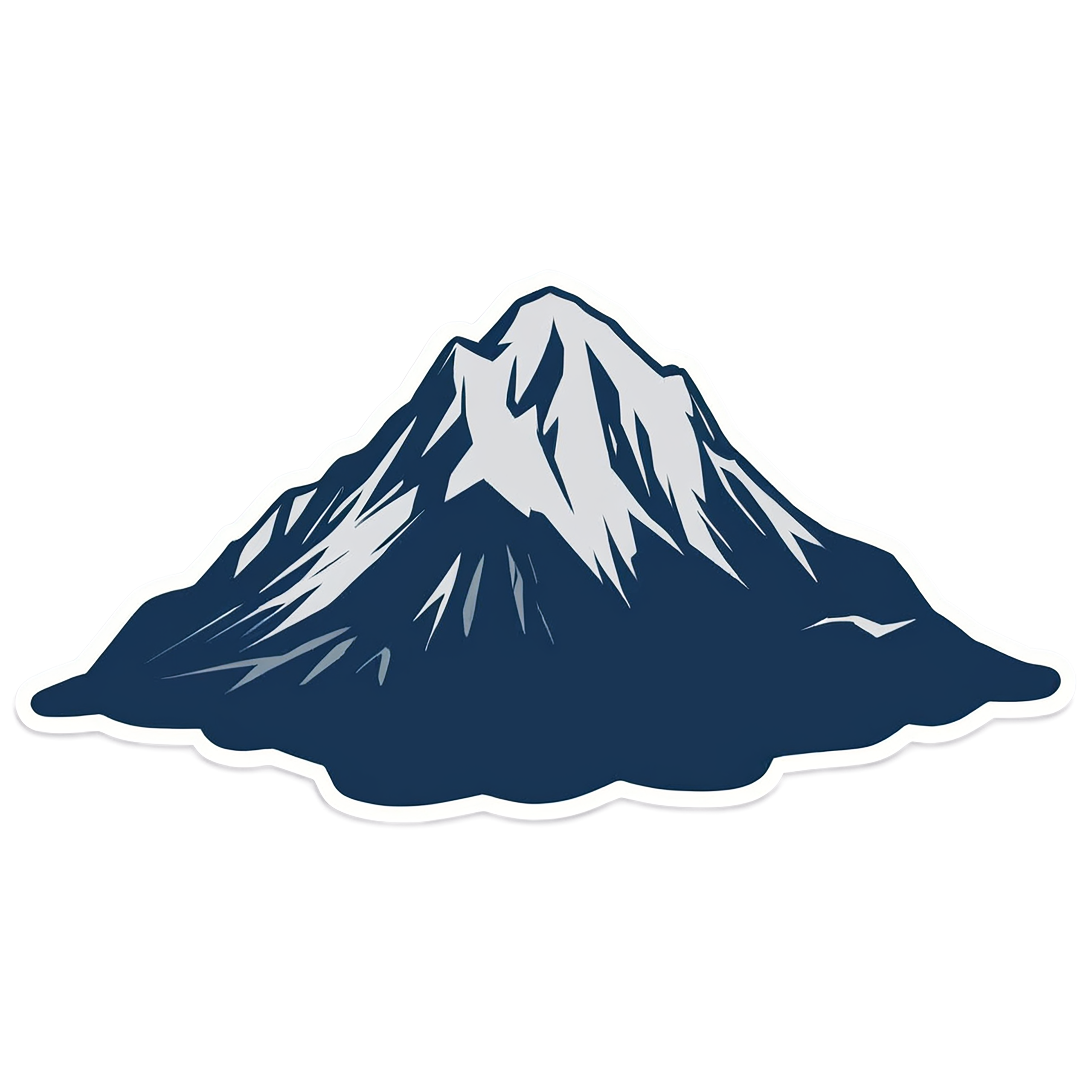 Mountain cute sticker isolated on transparent background #20292