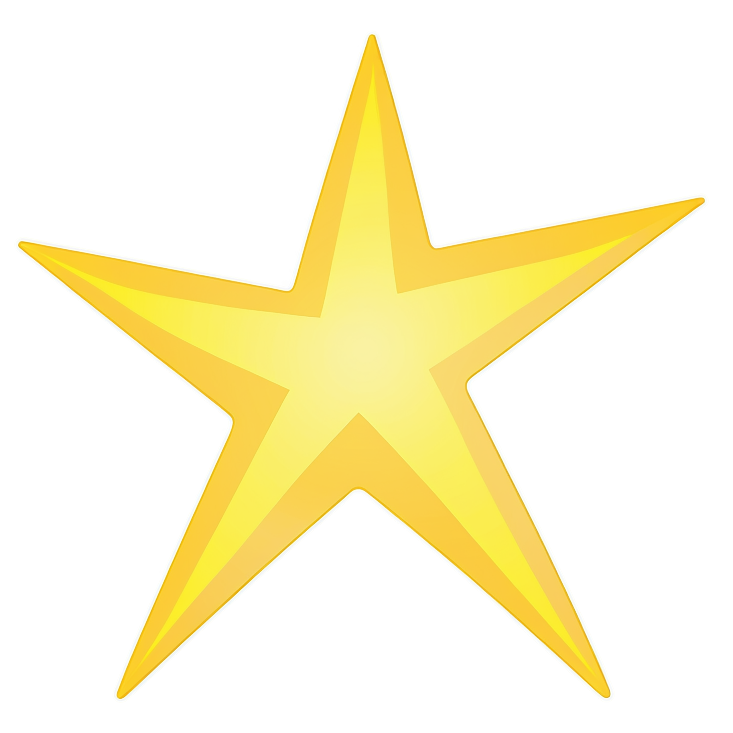 Star cute sticker isolated on transparent background #21859