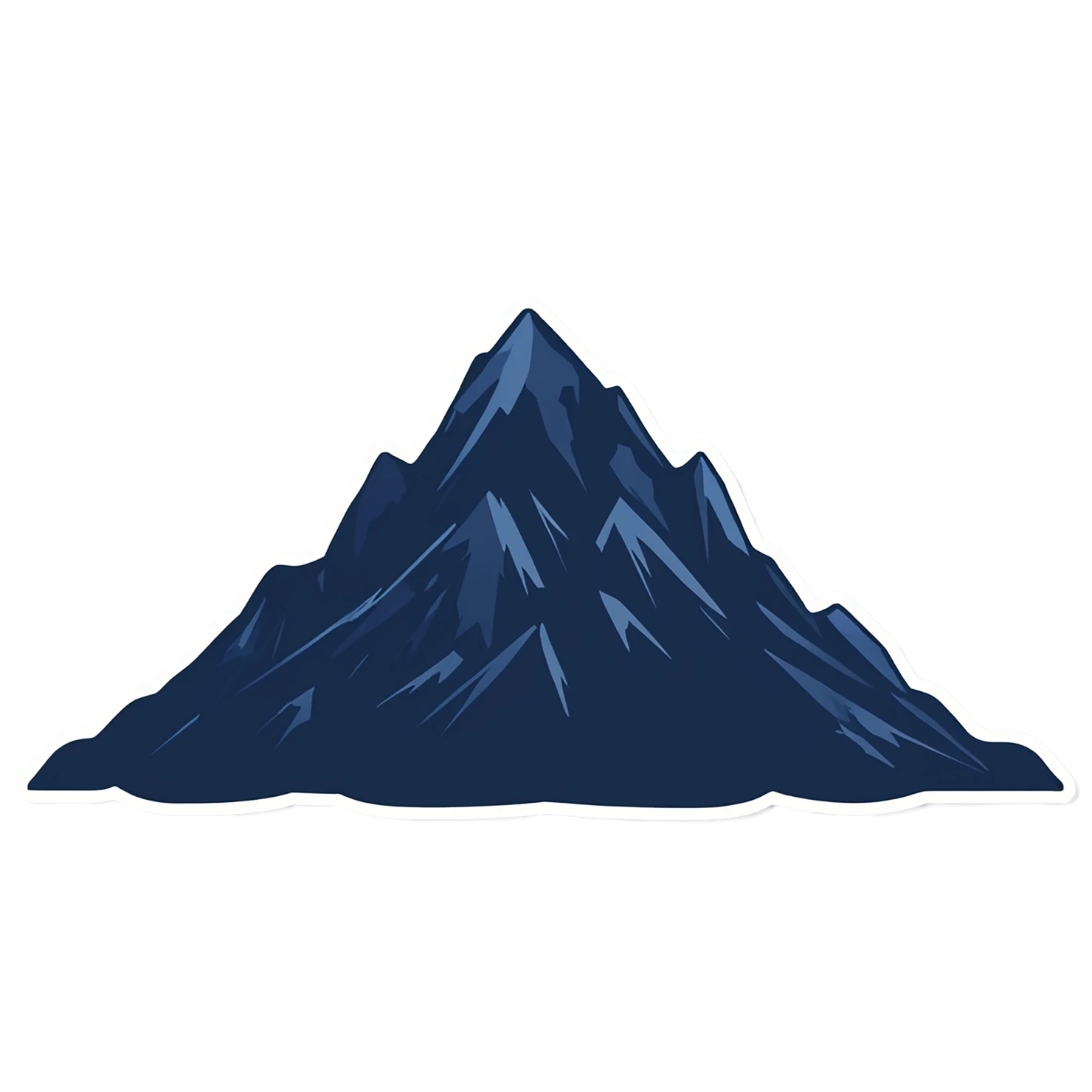 Mountain cute sticker isolated on transparent background #20268
