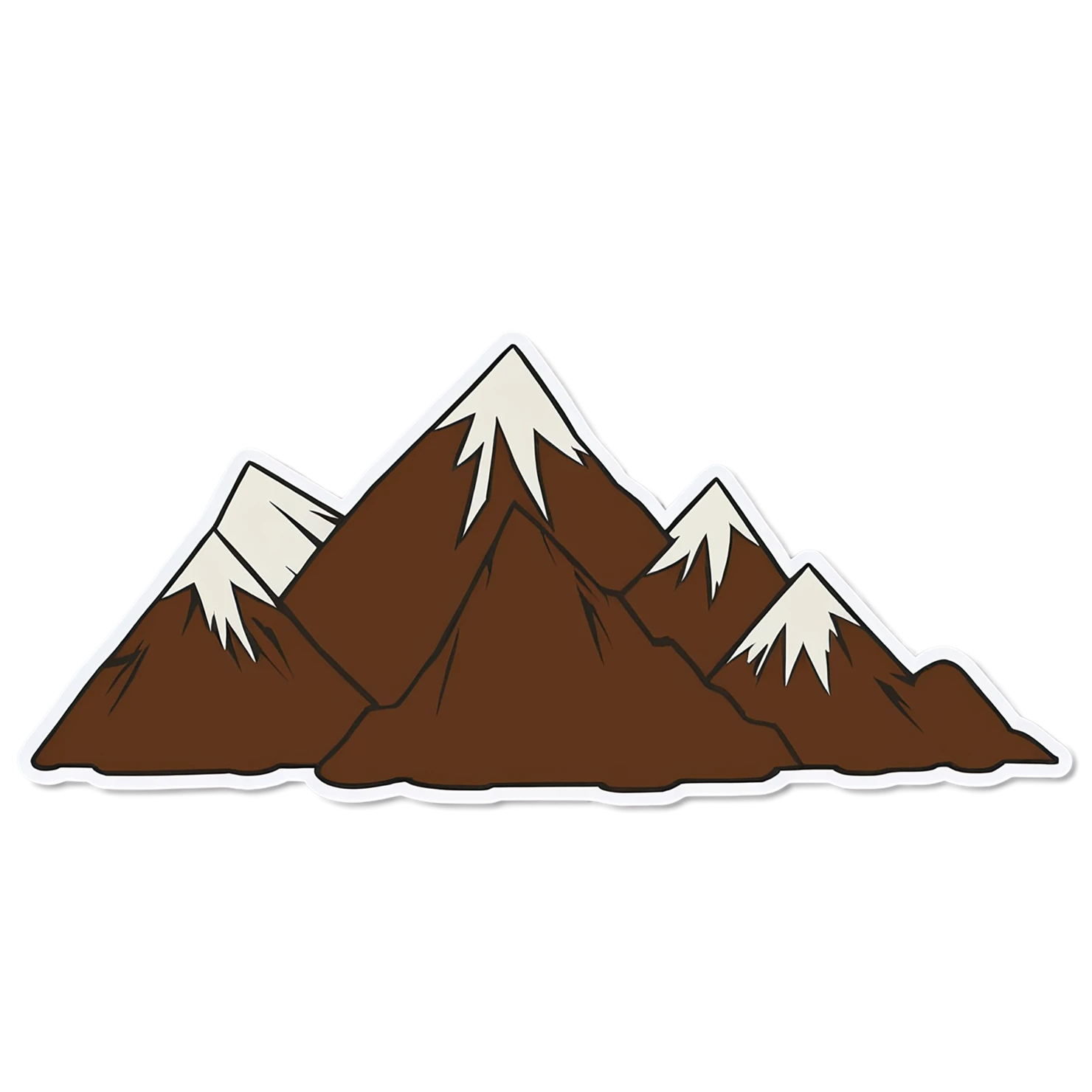 Mountain cute sticker isolated on transparent background #20270