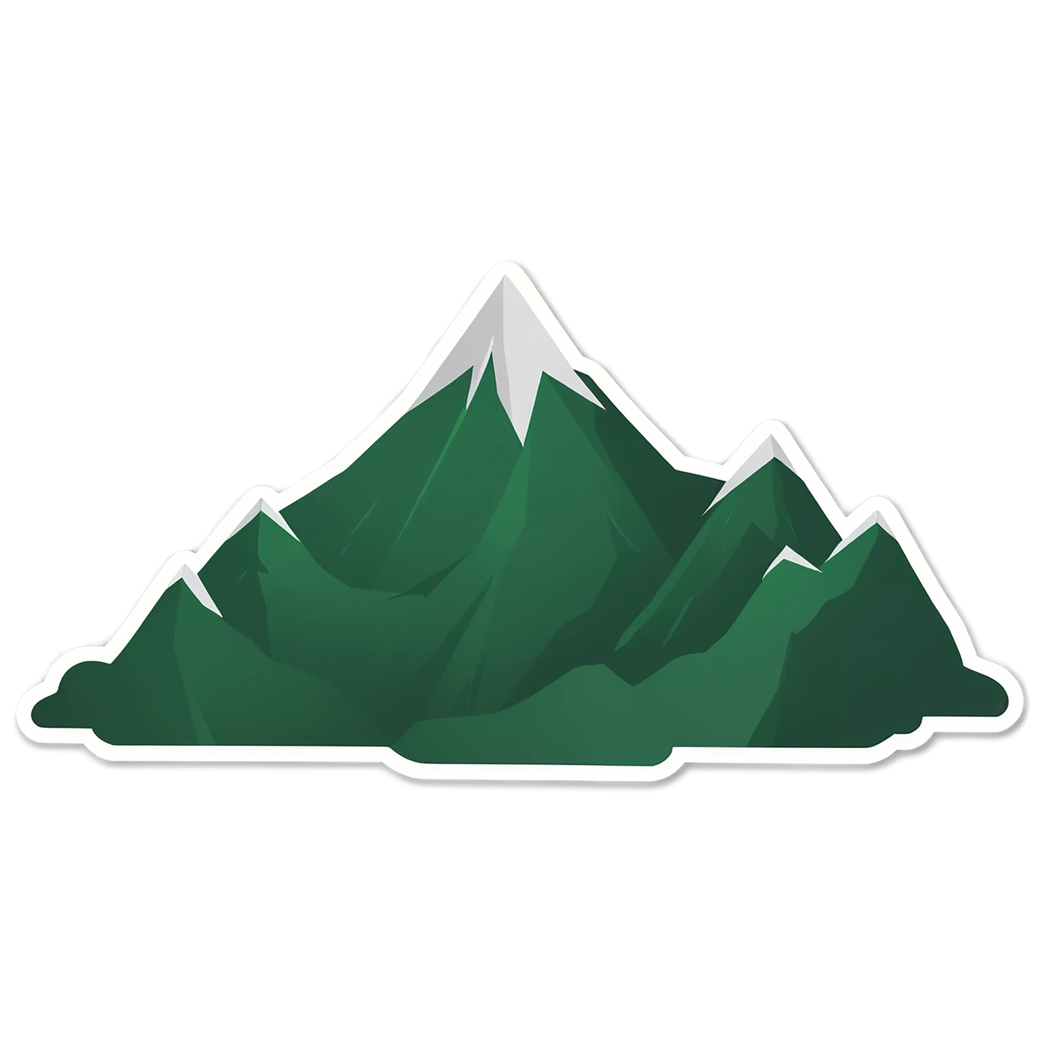 Mountain cute sticker isolated on transparent background #20271