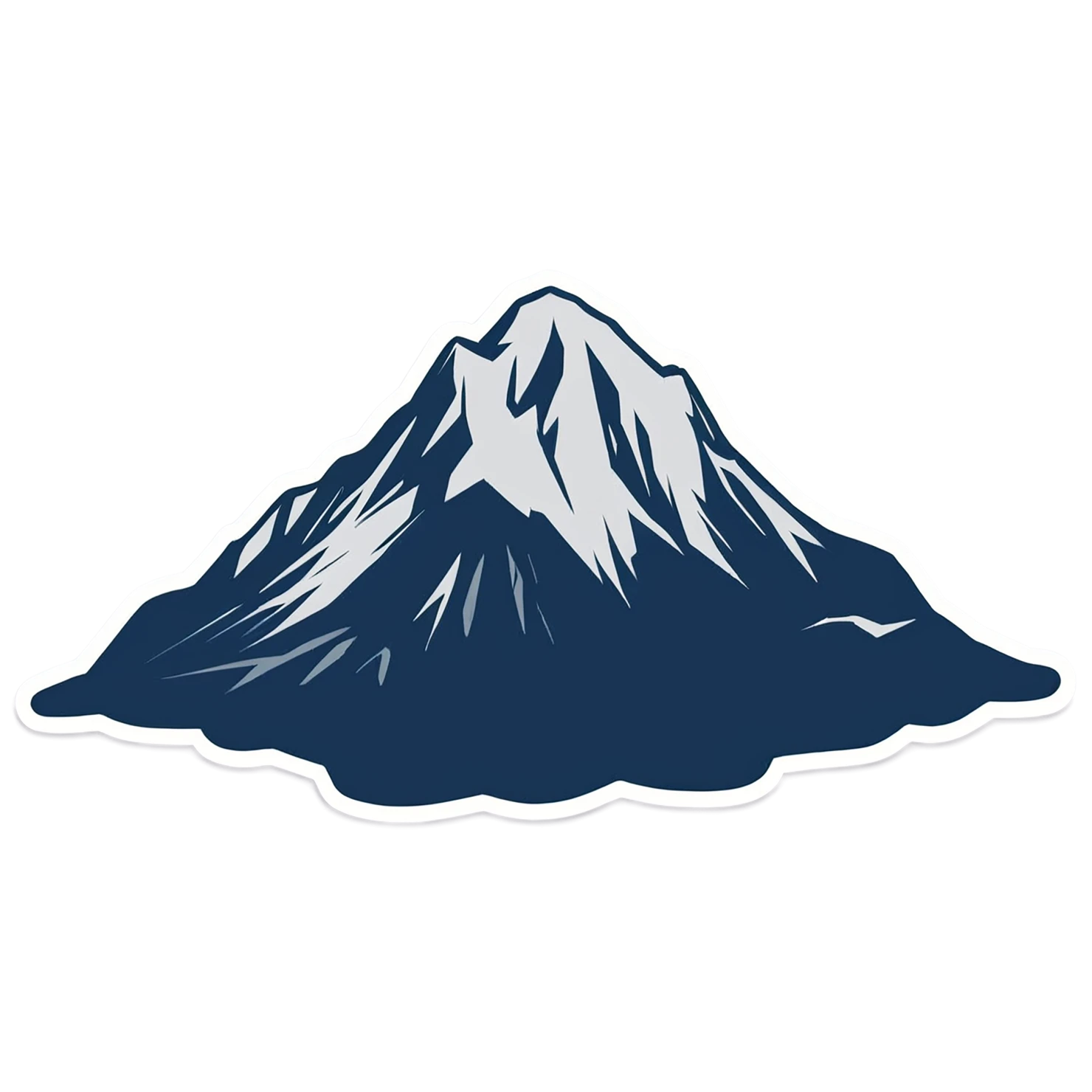 Mountain cute sticker isolated on transparent background #20292