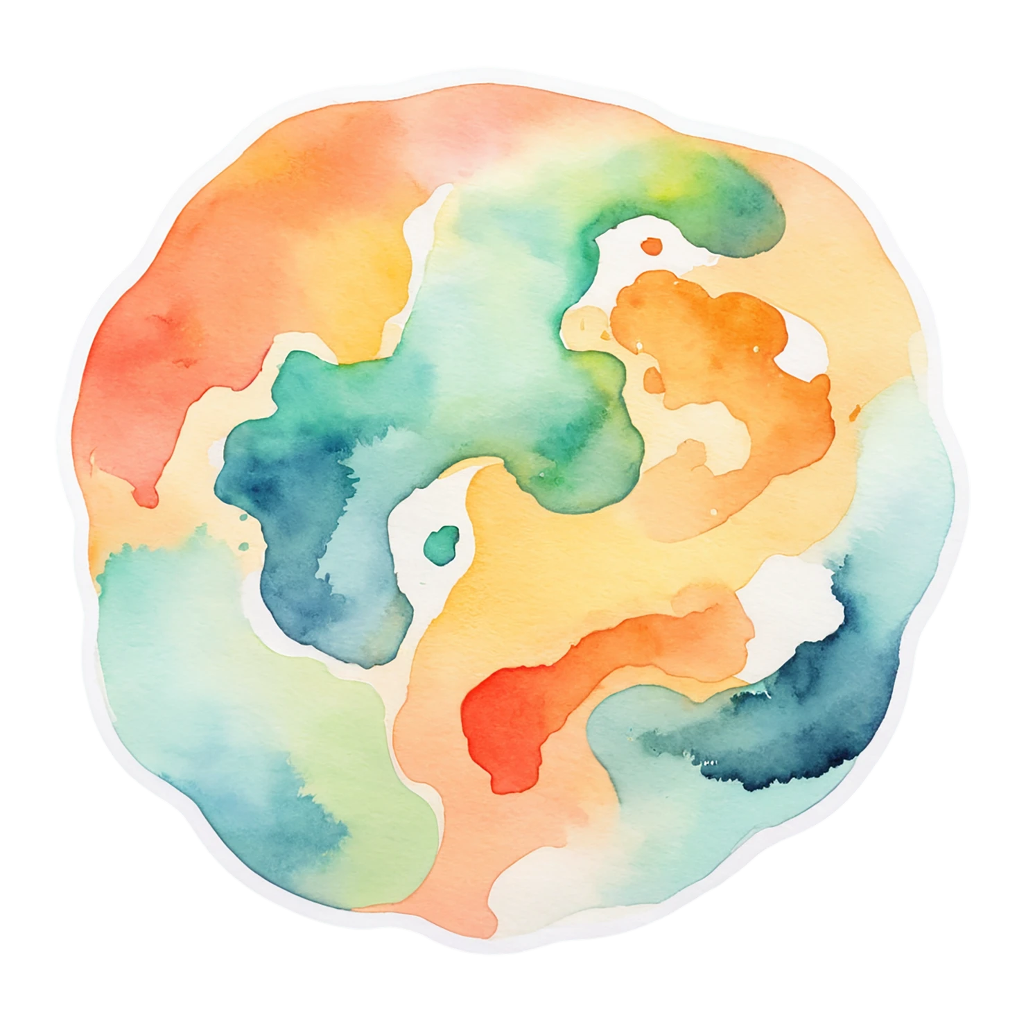 Pizza watercolor sticker isolated on transparent background #20698