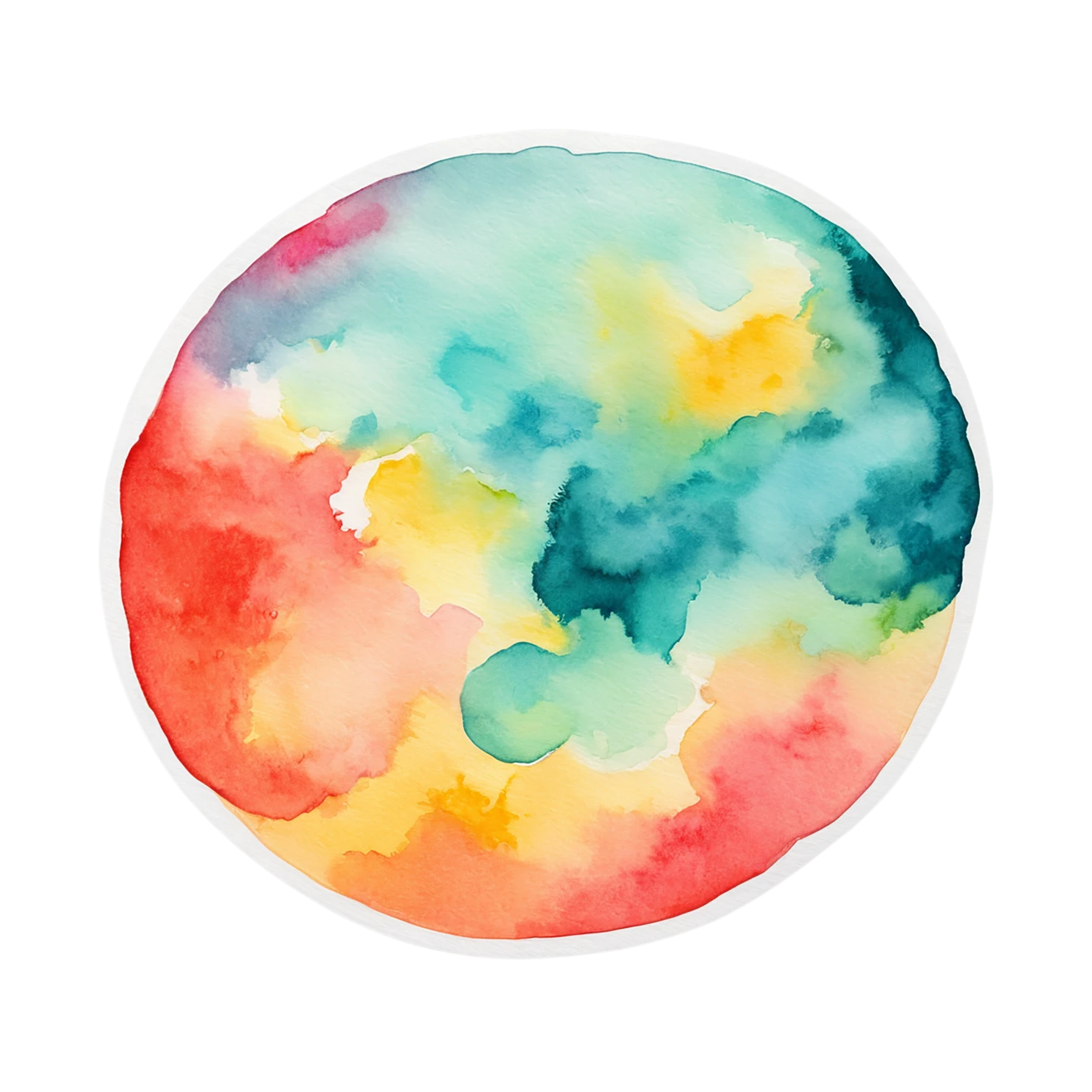 Pizza watercolor sticker isolated on transparent background #20730