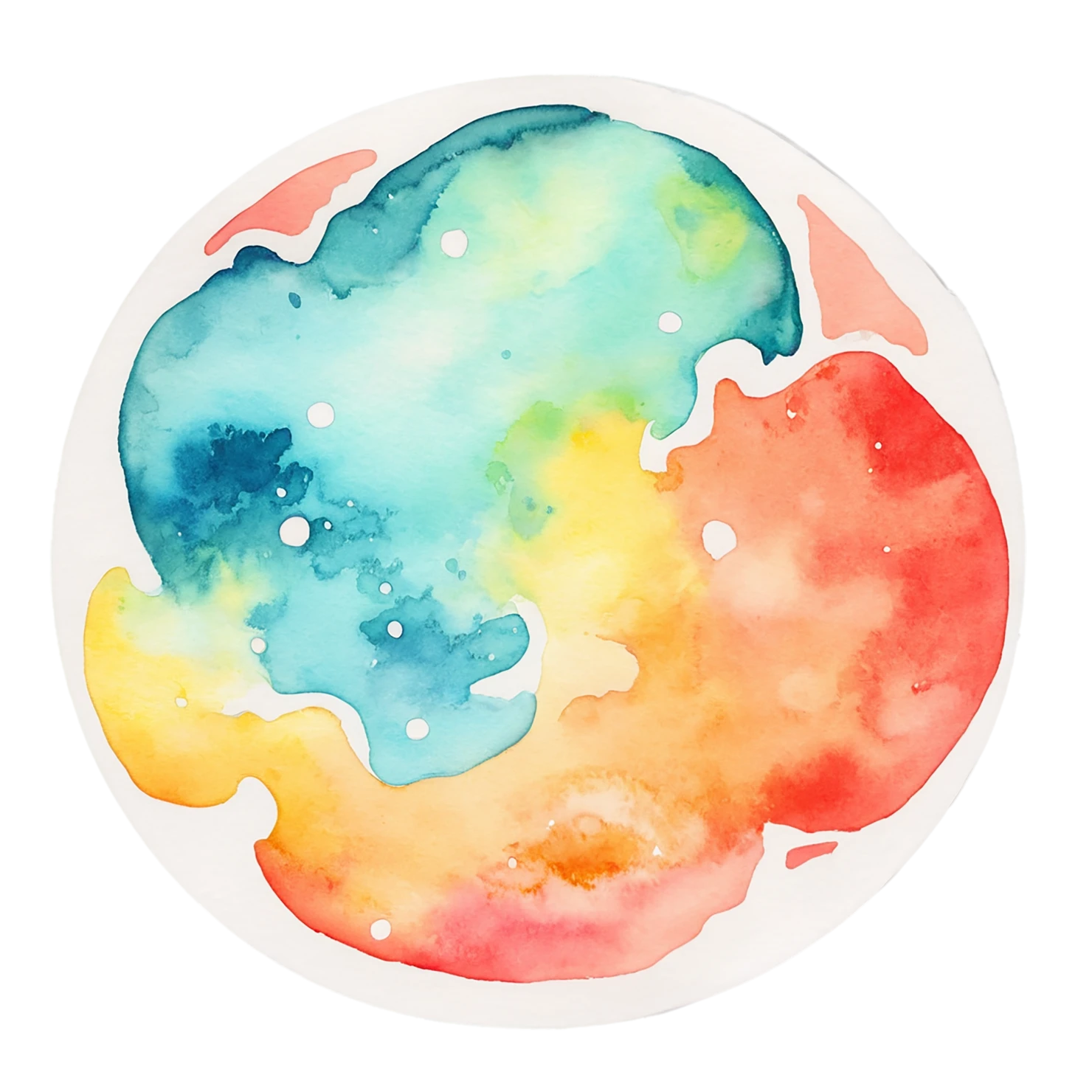 Pizza watercolor sticker isolated on transparent background #20738