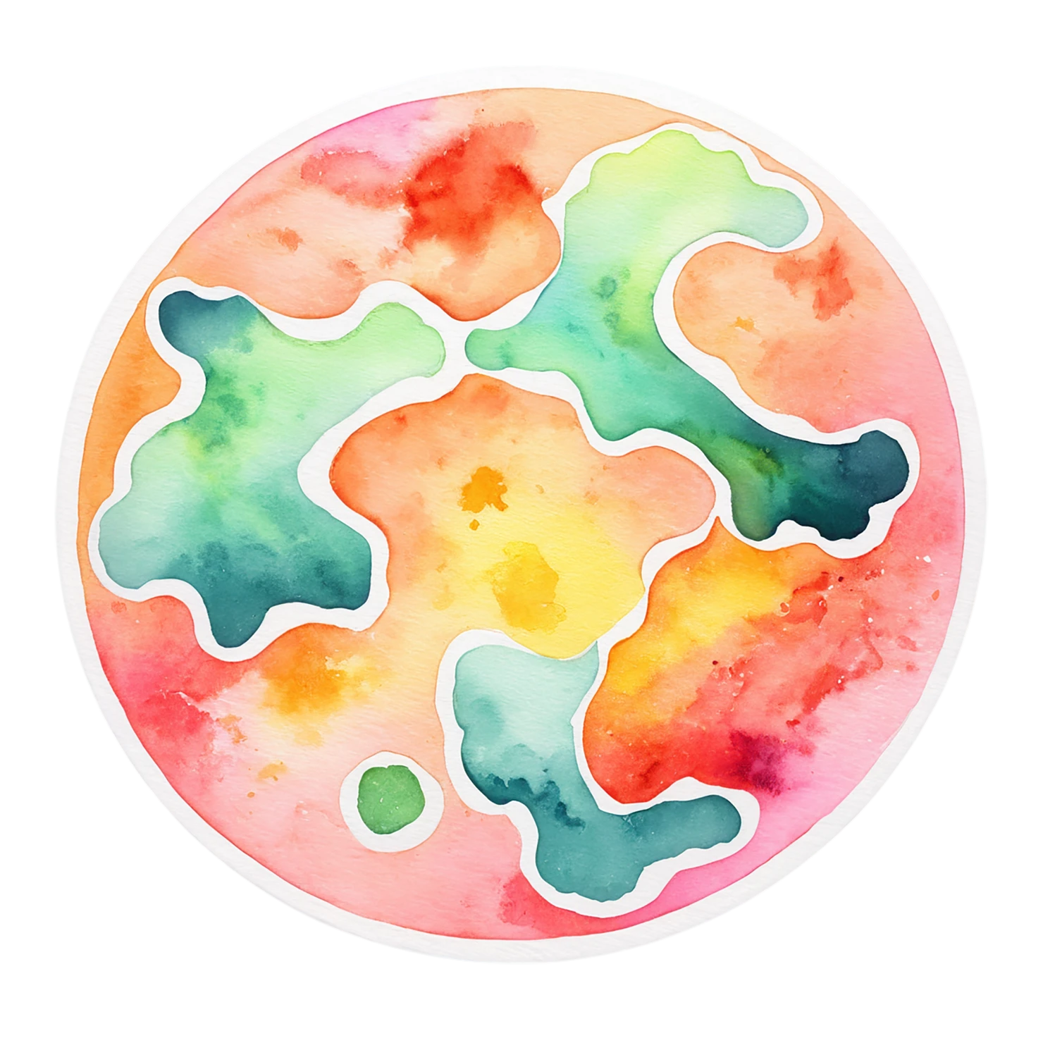 Pizza watercolor sticker isolated on transparent background #20747