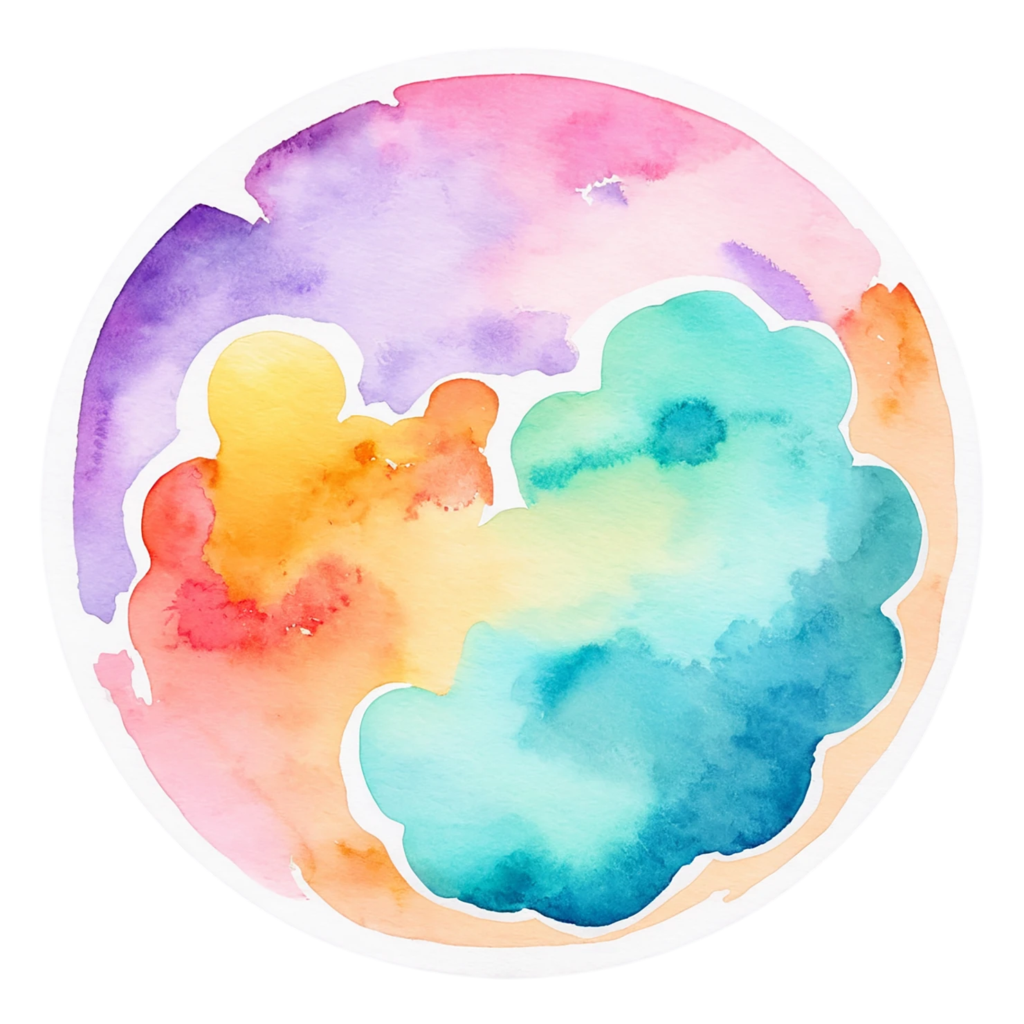 Pizza watercolor sticker isolated on transparent background #20776