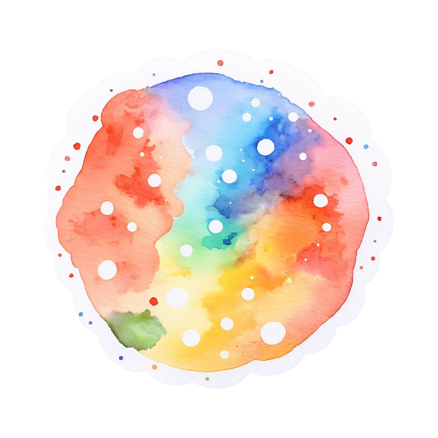 Pizza watercolor sticker isolated on transparent background #20800